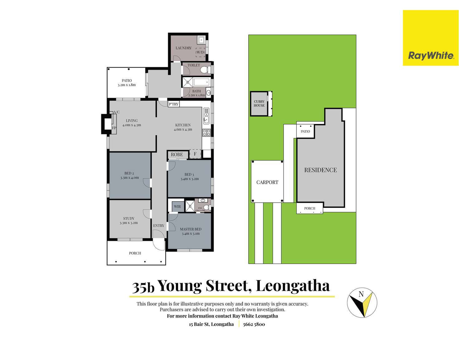 Floorplan of Homely house listing, 35B Young Street, Leongatha VIC 3953