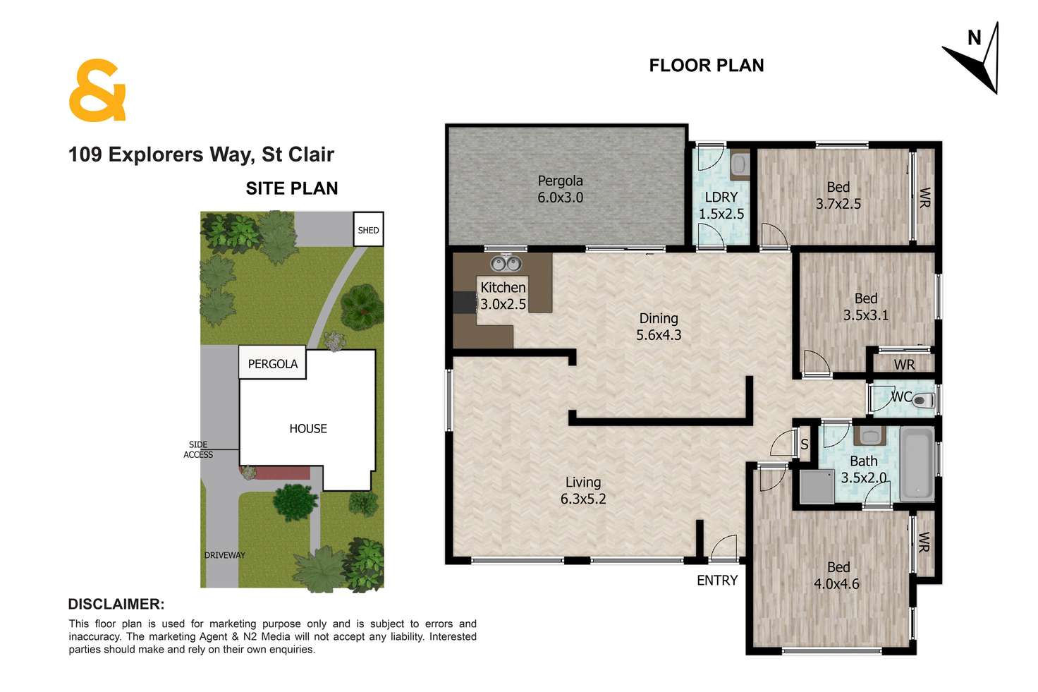 Floorplan of Homely house listing, 109 Explorers Way, St Clair NSW 2759