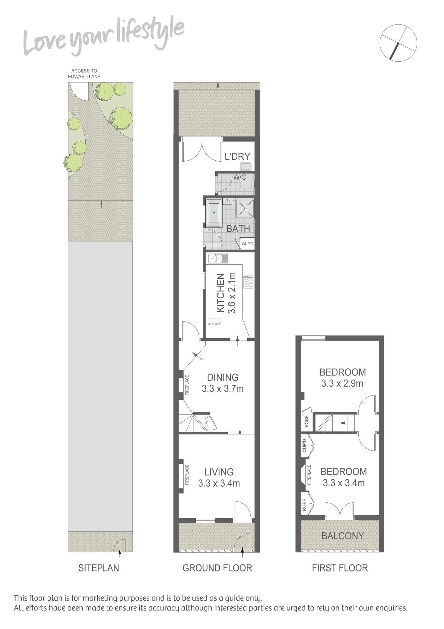 Floorplan of Homely house listing, 65a Edward Street, Darlington NSW 2008