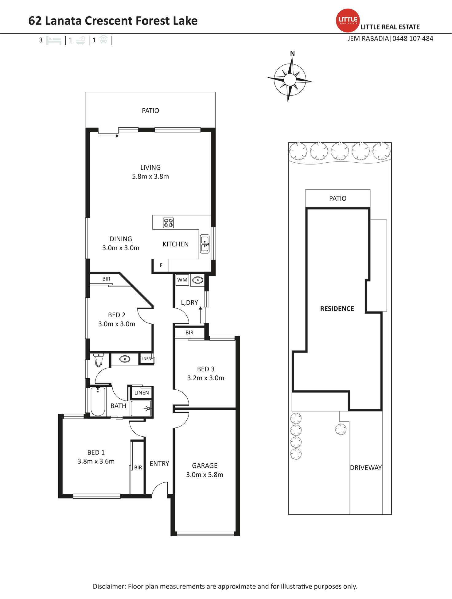 Floorplan of Homely house listing, 62 Lanata Crescent, Forest Lake QLD 4078