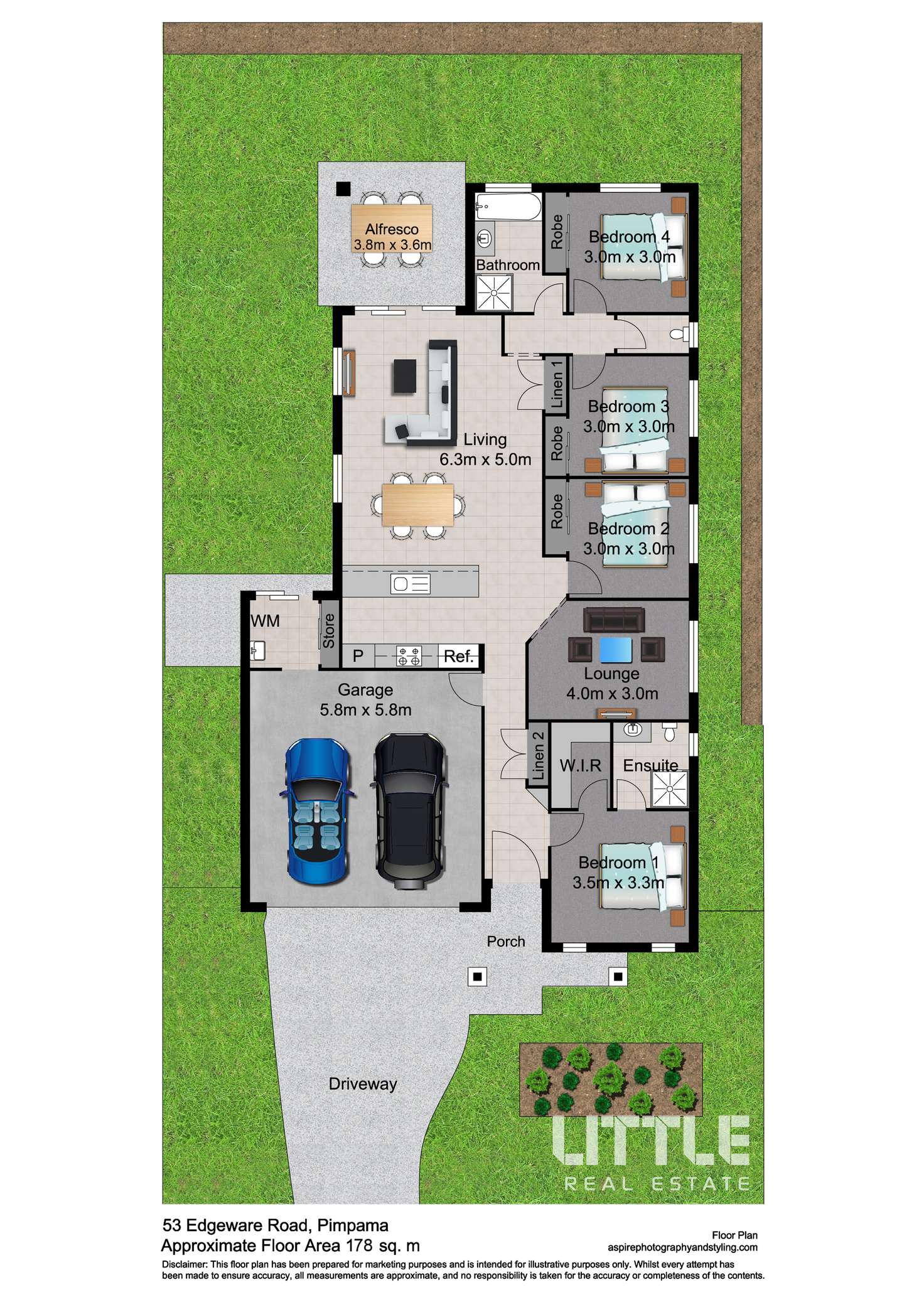 Floorplan of Homely house listing, 53 Edgeware Road, Pimpama QLD 4209