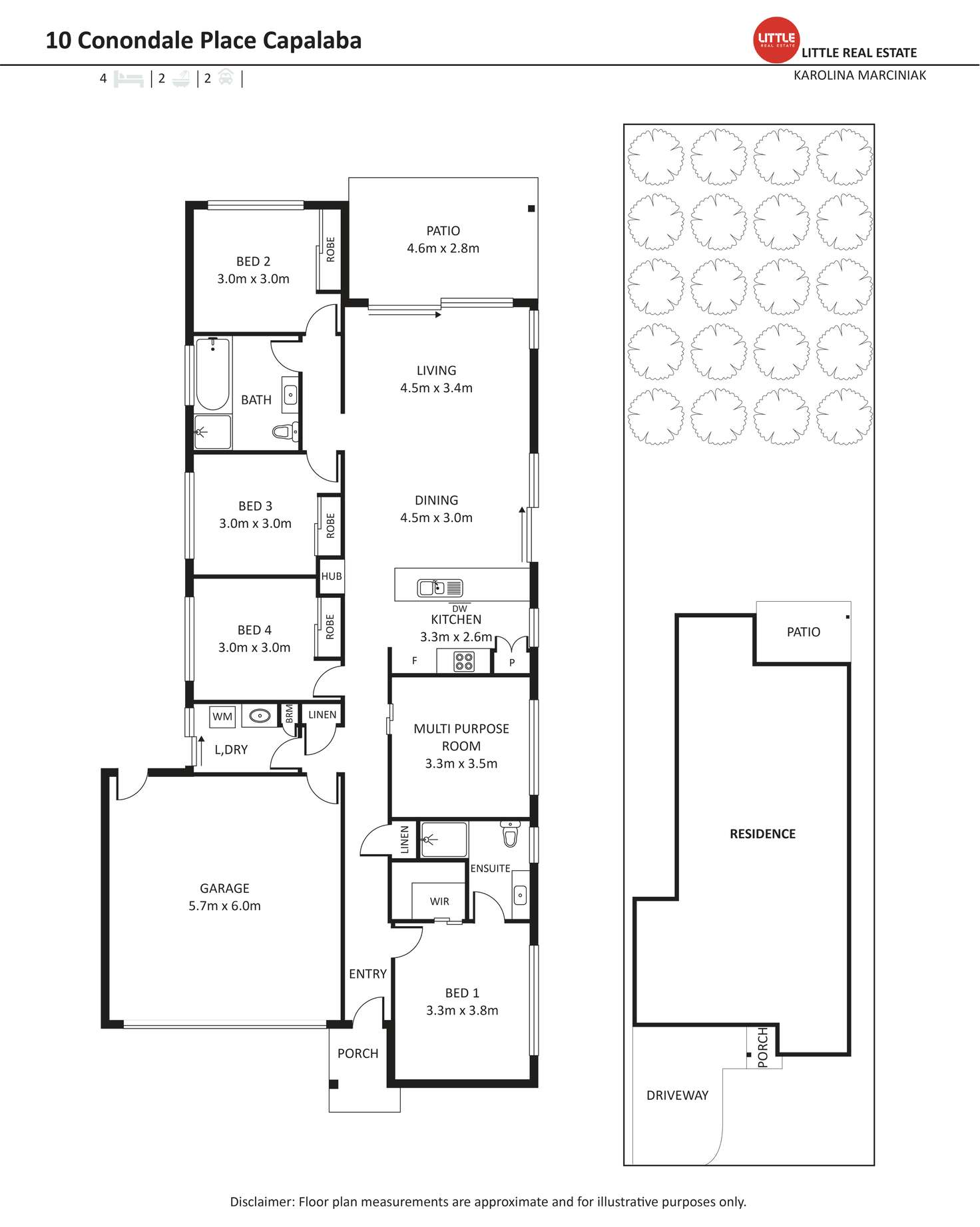 Floorplan of Homely house listing, 901/8 Conondale Place, Capalaba QLD 4157