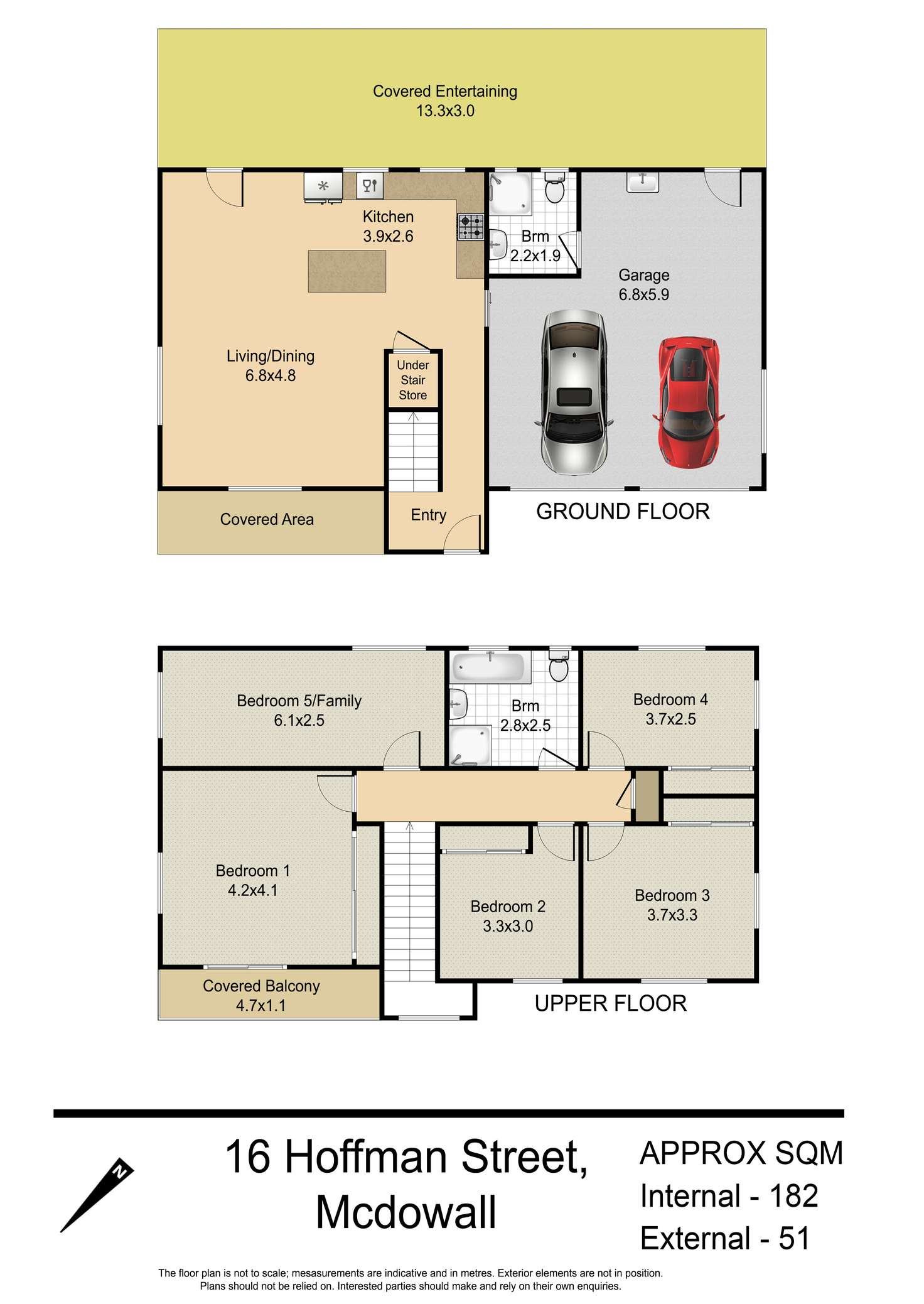 Floorplan of Homely house listing, 16 Hoffman Street, Mcdowall QLD 4053