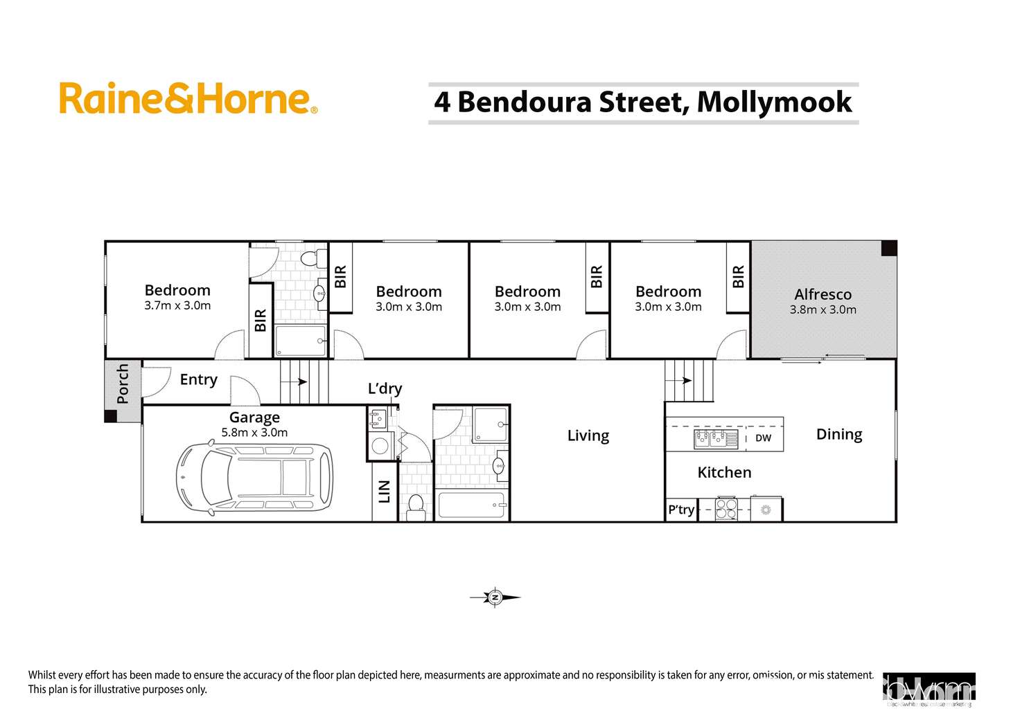 Floorplan of Homely house listing, 4 Bendoura Street, Mollymook NSW 2539