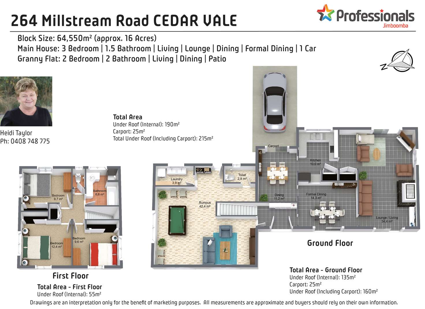 Floorplan of Homely acreageSemiRural listing, 264-278 Millstream Road, Cedar Vale QLD 4285
