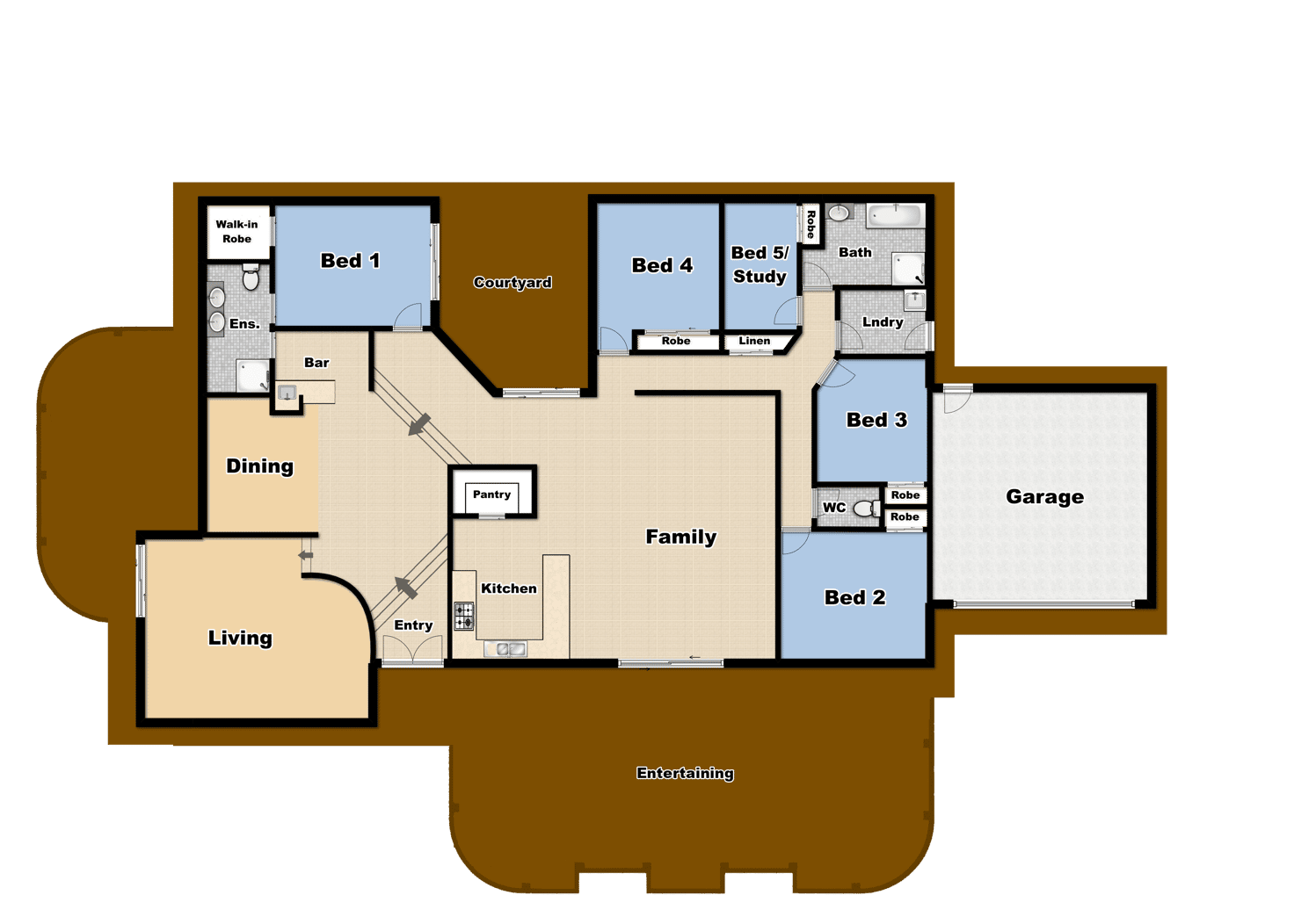 Floorplan of Homely house listing, 2 Treverrow Court, Dubbo NSW 2830