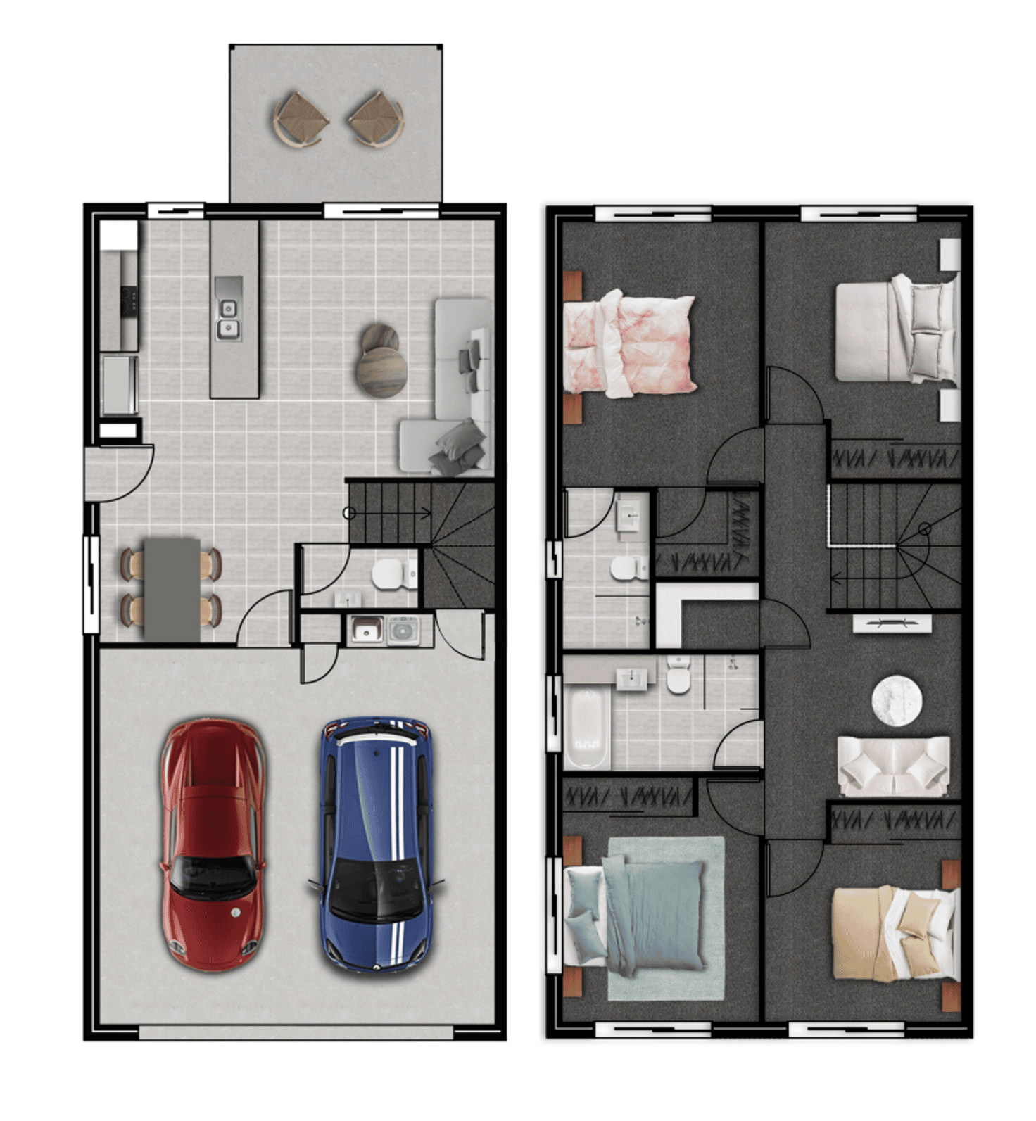 Floorplan of Homely townhouse listing, 10/100 Stodart Terrace, Mango Hill QLD 4509