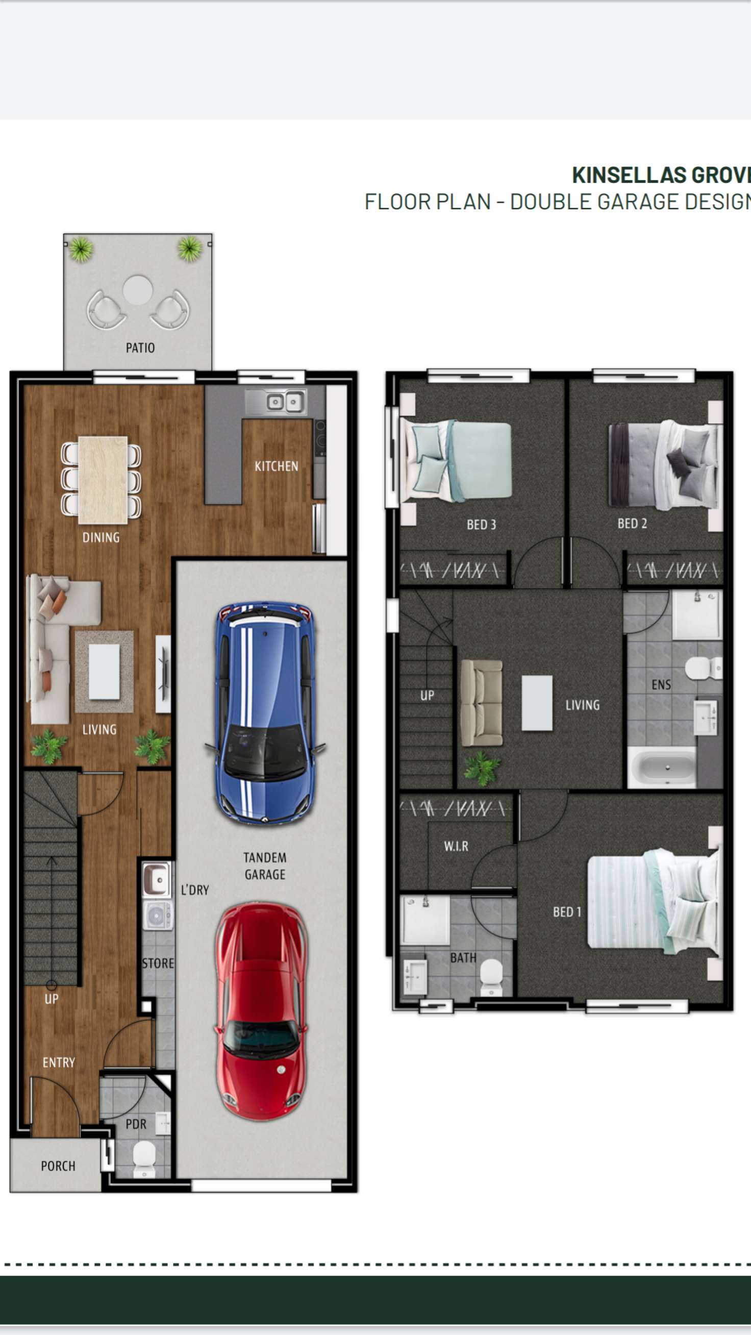 Floorplan of Homely townhouse listing, 51/16 Waler Close, Mango Hill QLD 4509