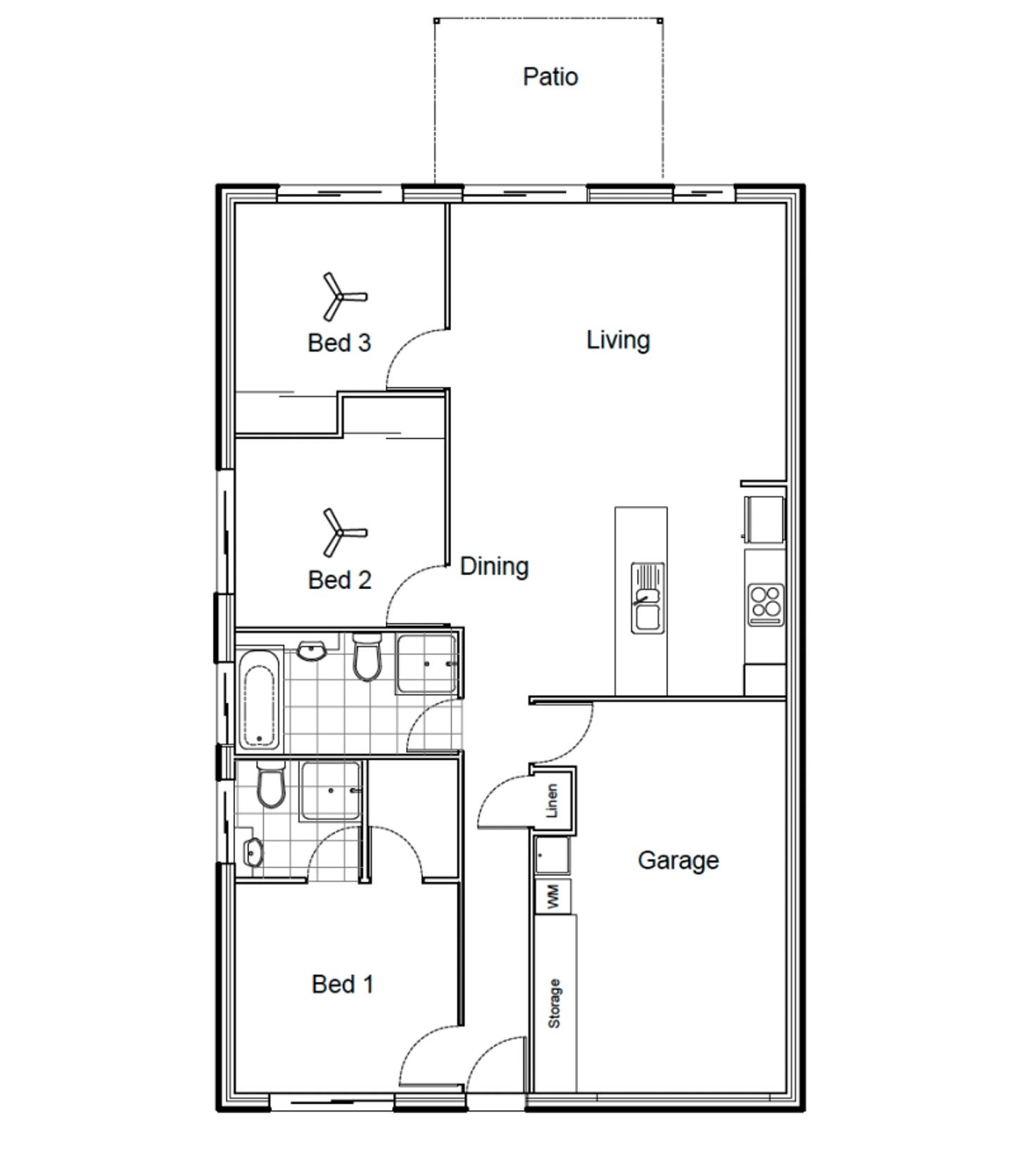 Floorplan of Homely townhouse listing, 100 Stodart Terrace, Mango Hill QLD 4509