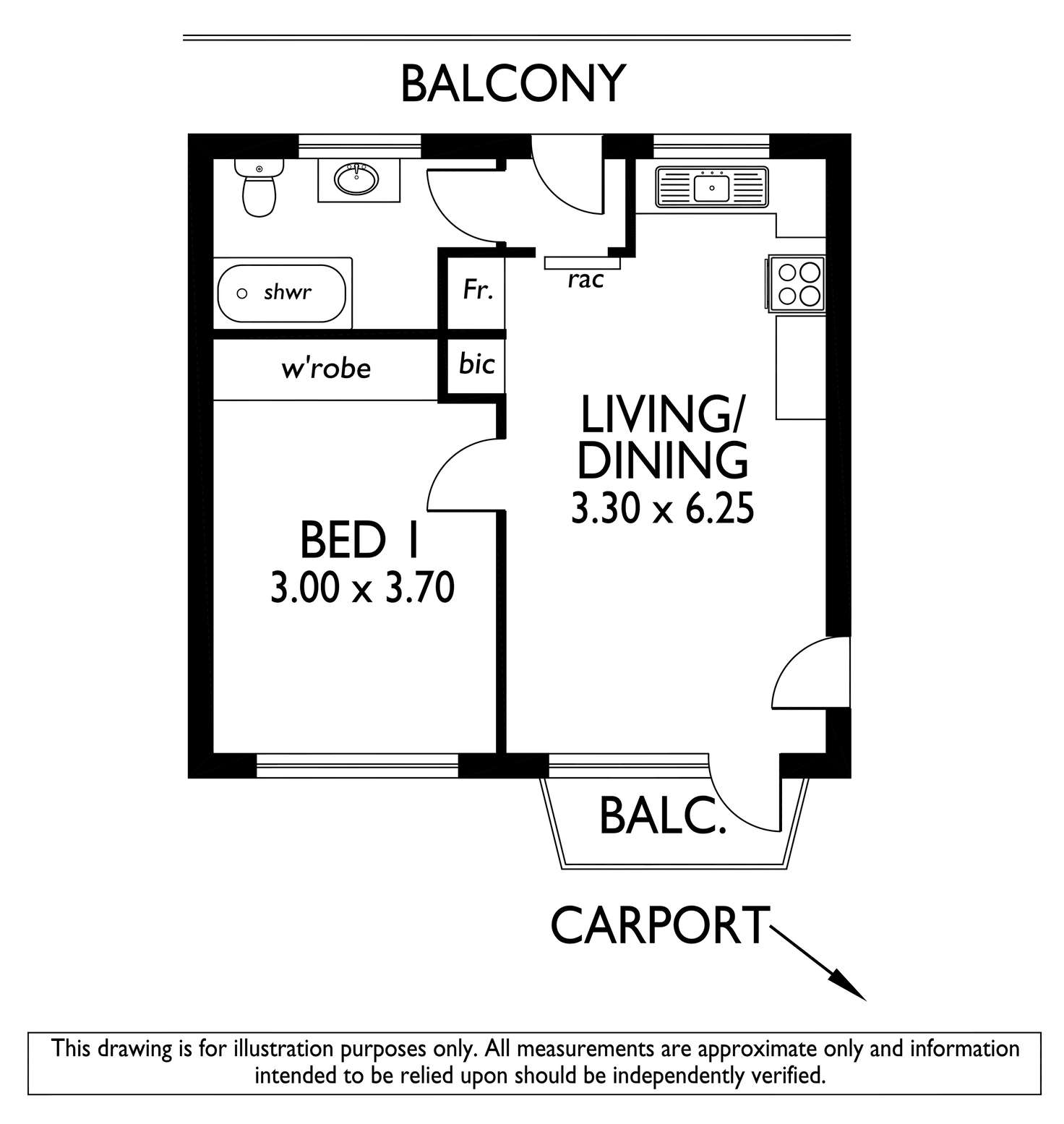 Floorplan of Homely unit listing, 9/44 Mortimer Street, Kurralta Park SA 5037