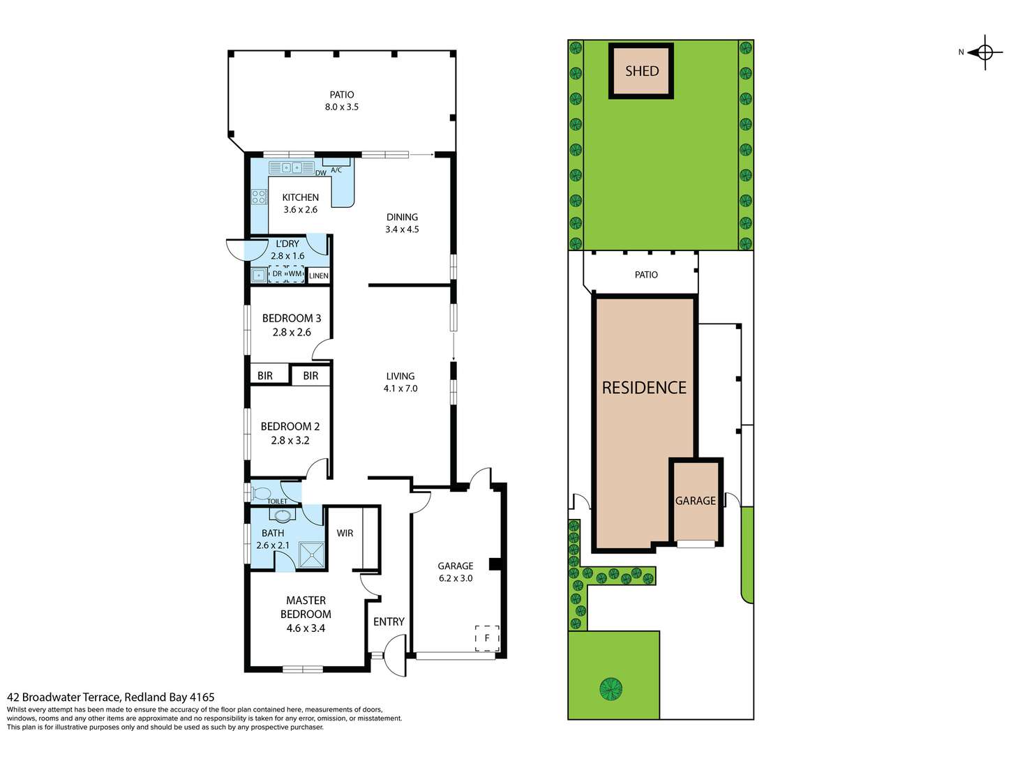 Floorplan of Homely house listing, 42 Broadwater Terrace, Redland Bay QLD 4165