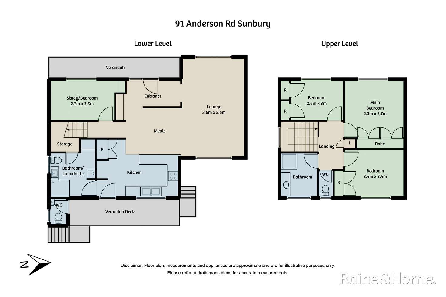 Floorplan of Homely house listing, 91 Anderson Road, Sunbury VIC 3429
