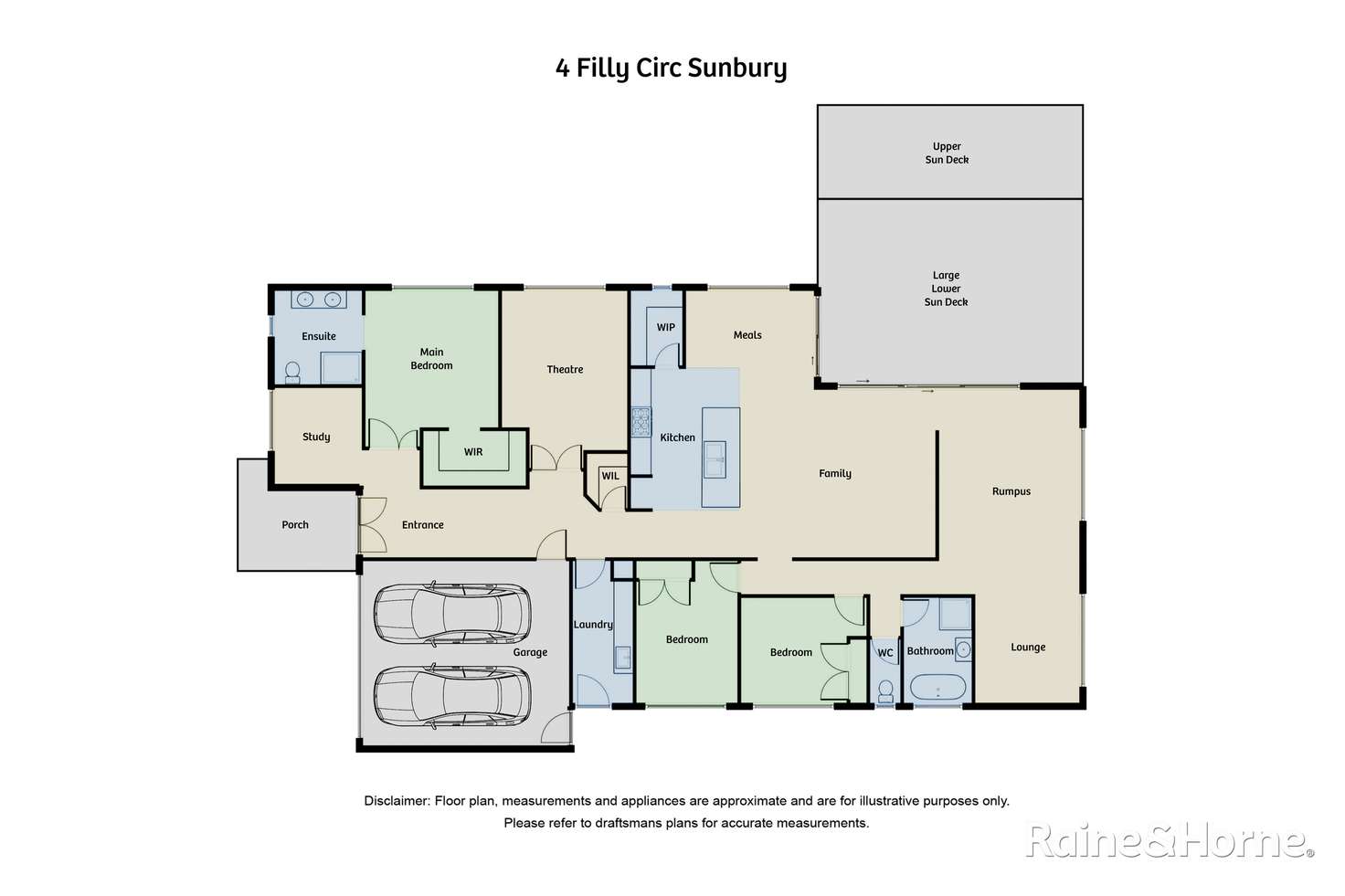Floorplan of Homely house listing, 4 Filly Circuit, Sunbury VIC 3429