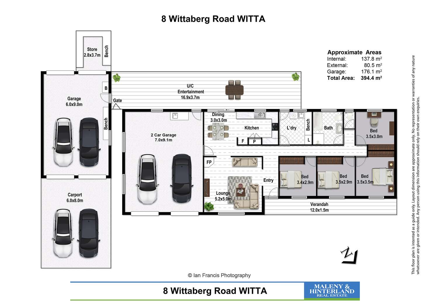 Floorplan of Homely house listing, 8 Wittaberg Road, Witta QLD 4552