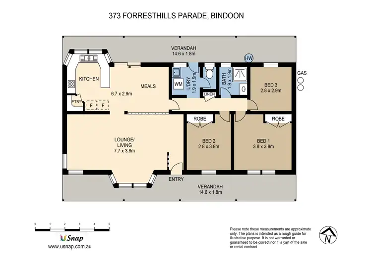 Floorplan of Homely house listing, 373 Forresthills Pde, Bindoon WA 6502