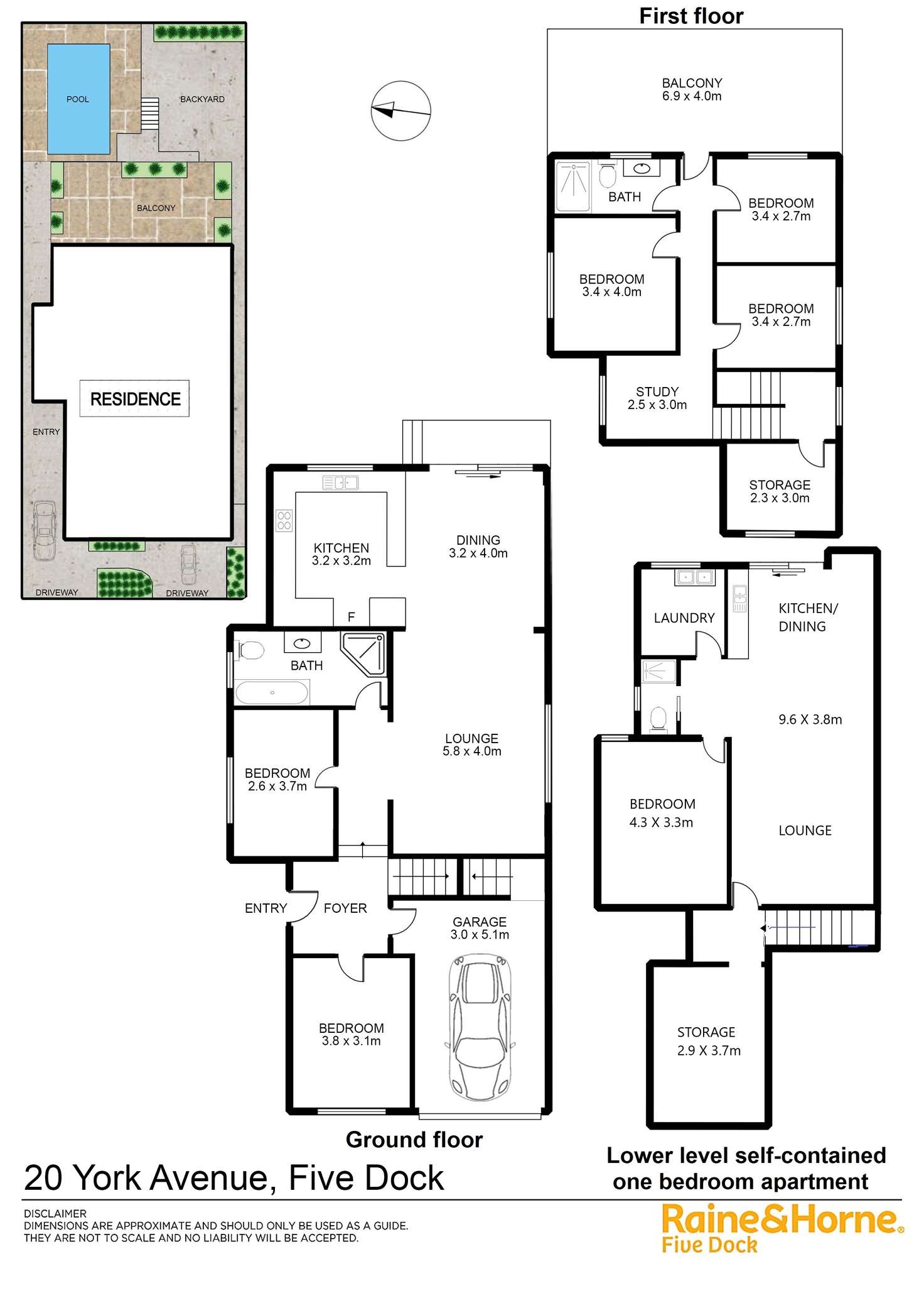 Floorplan of Homely house listing, 20 York Avenue, Five Dock NSW 2046