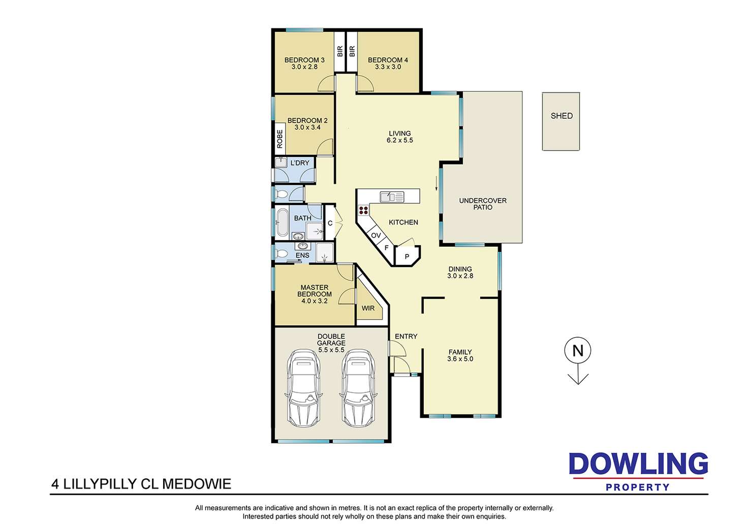Floorplan of Homely house listing, 4 Lillypilly Close, Medowie NSW 2318