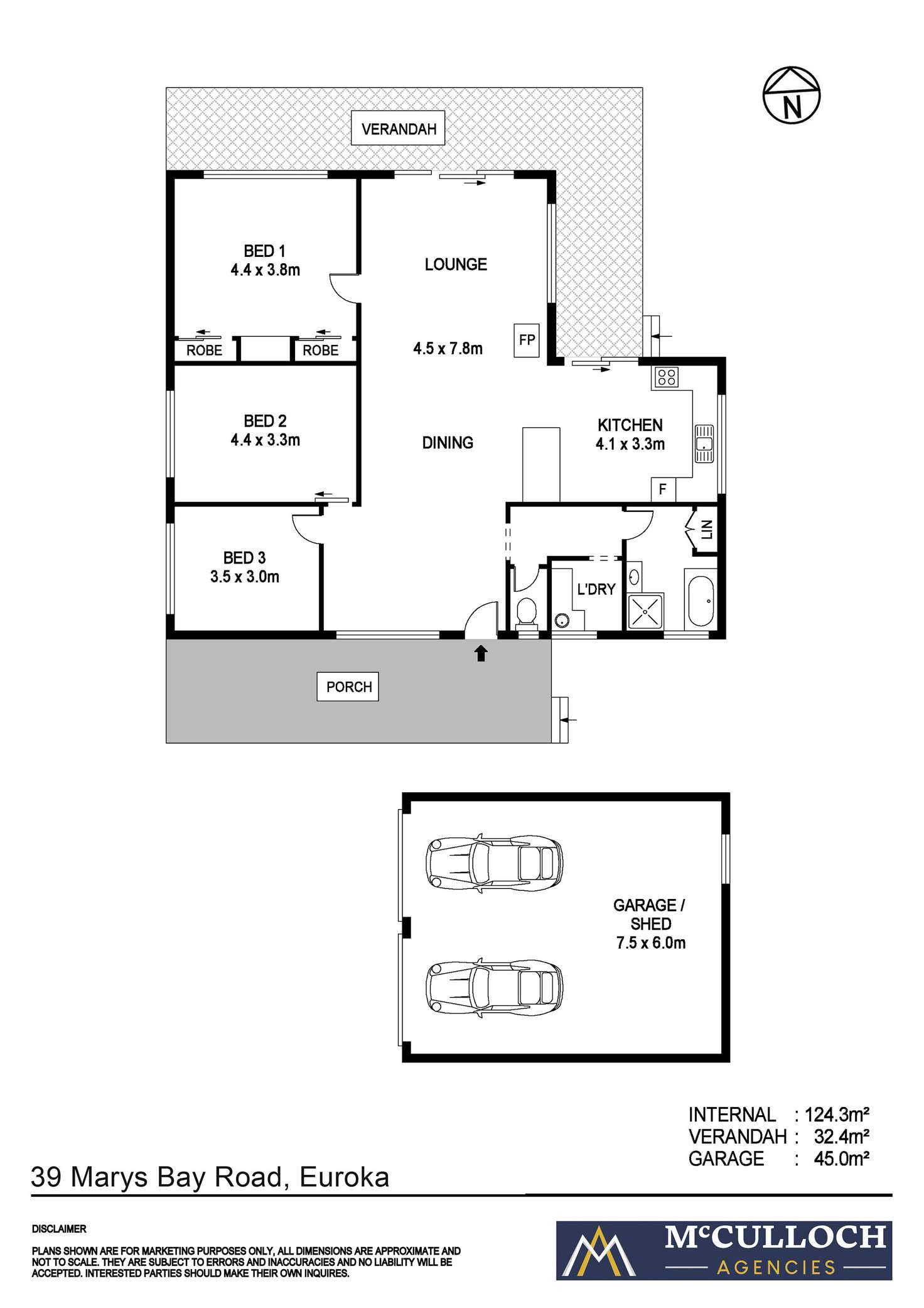 Floorplan of Homely ruralOther listing, 39 Marys Bay Road, Euroka NSW 2440