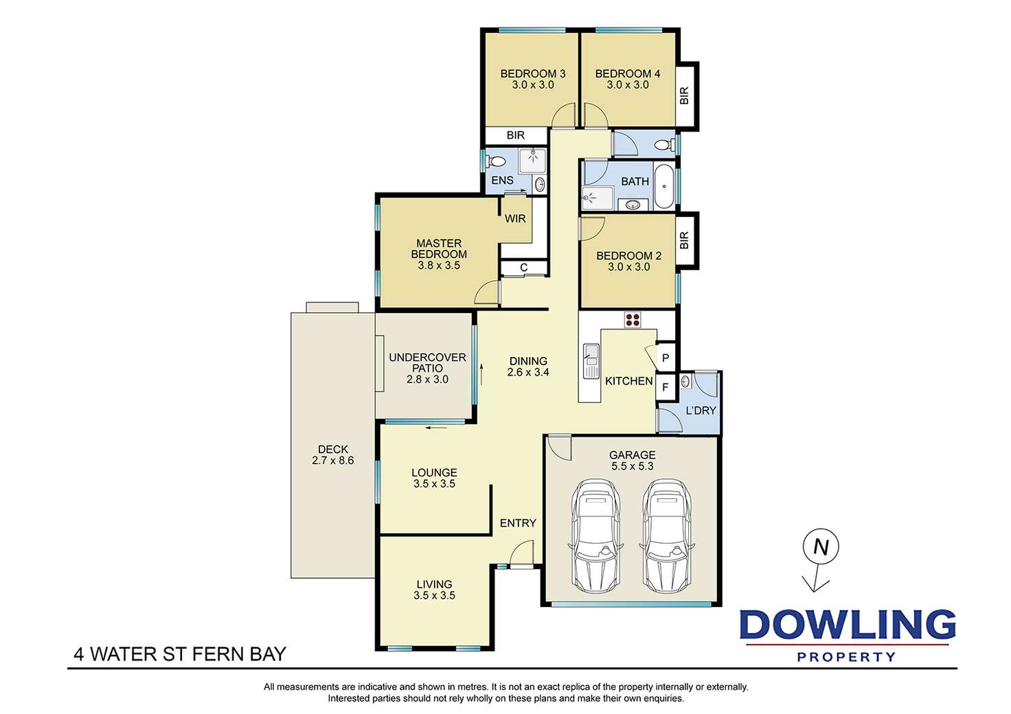 Floorplan of Homely house listing, 4 Water St, Fern Bay NSW 2295
