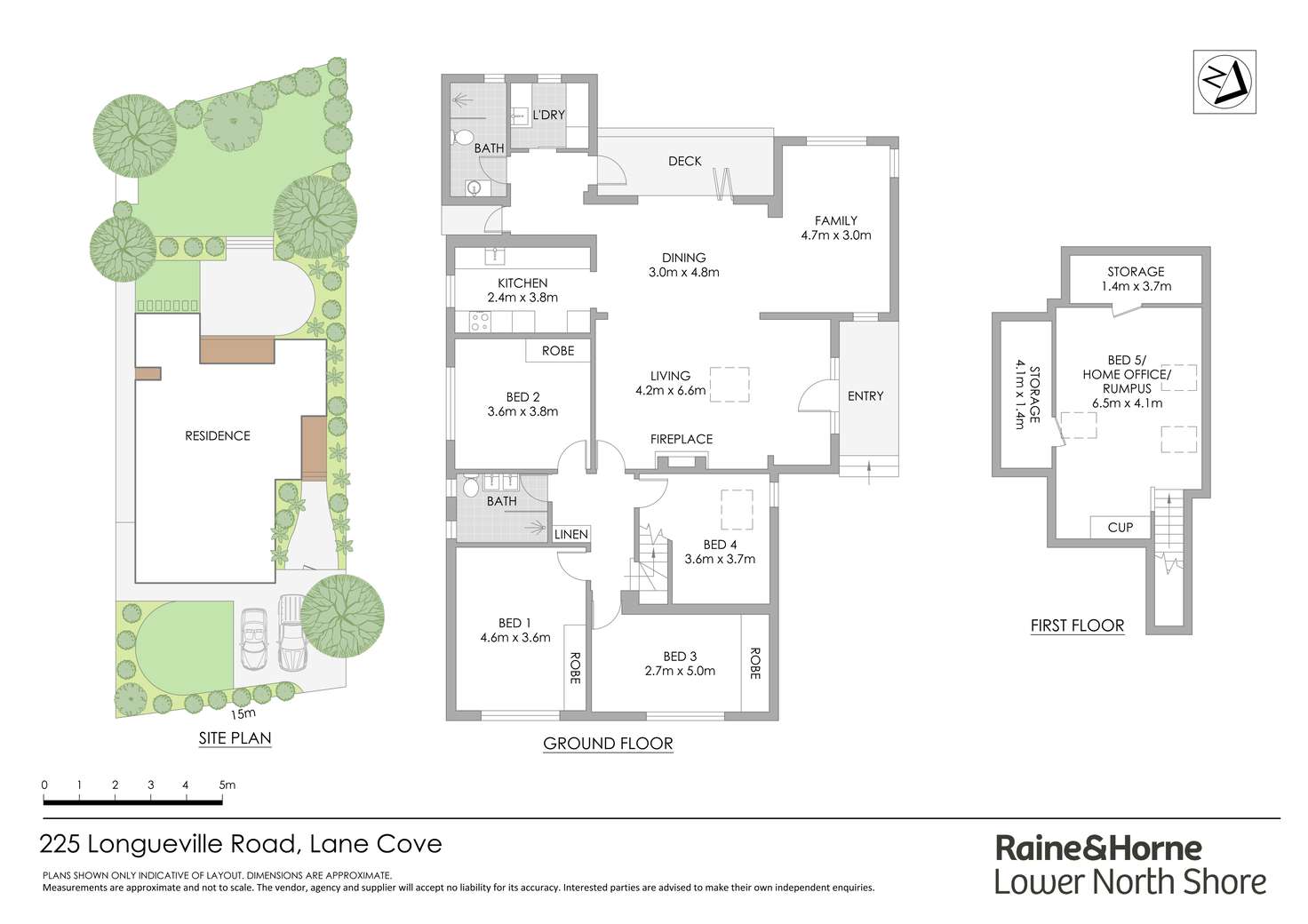 Floorplan of Homely house listing, 225 Longueville Road, Lane Cove NSW 2066