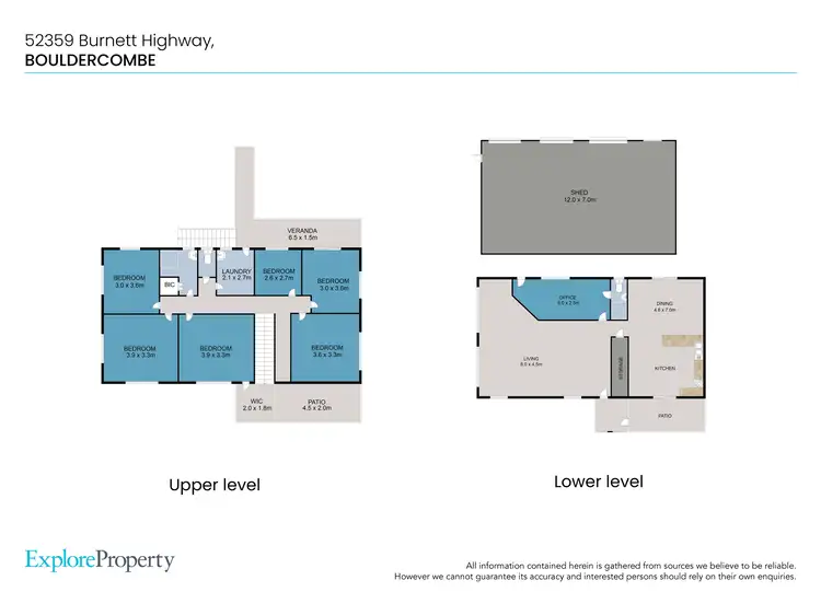 Floorplan of Homely rural property listing, 52359 Burnett Highway, Bouldercombe QLD 4702