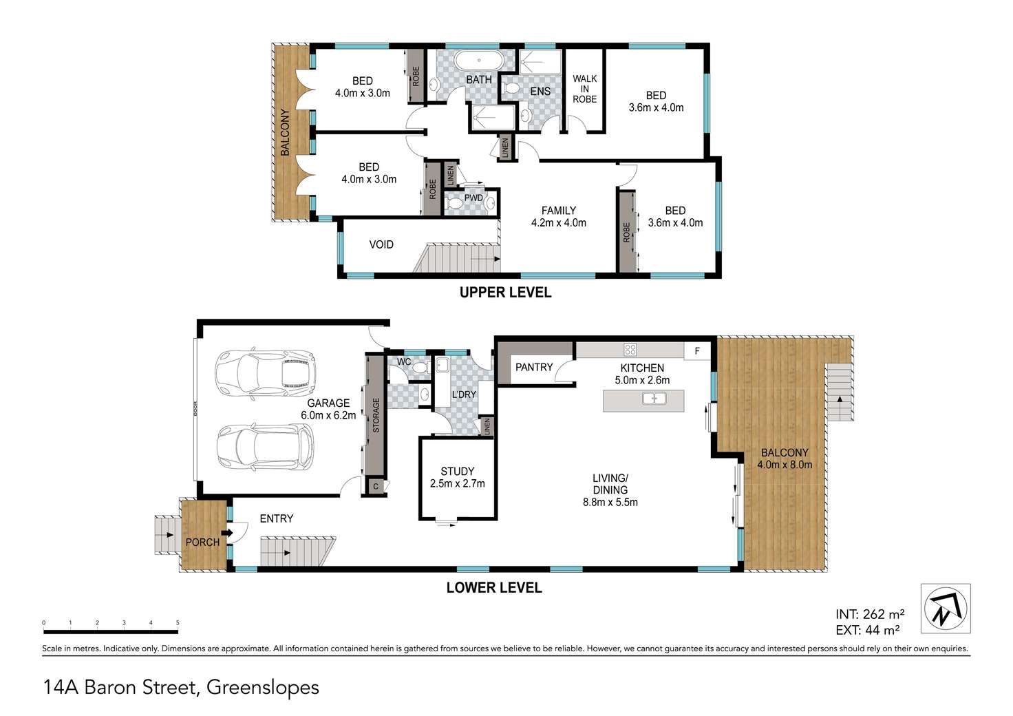 Floorplan of Homely house listing, 14A Baron Street, Greenslopes QLD 4120