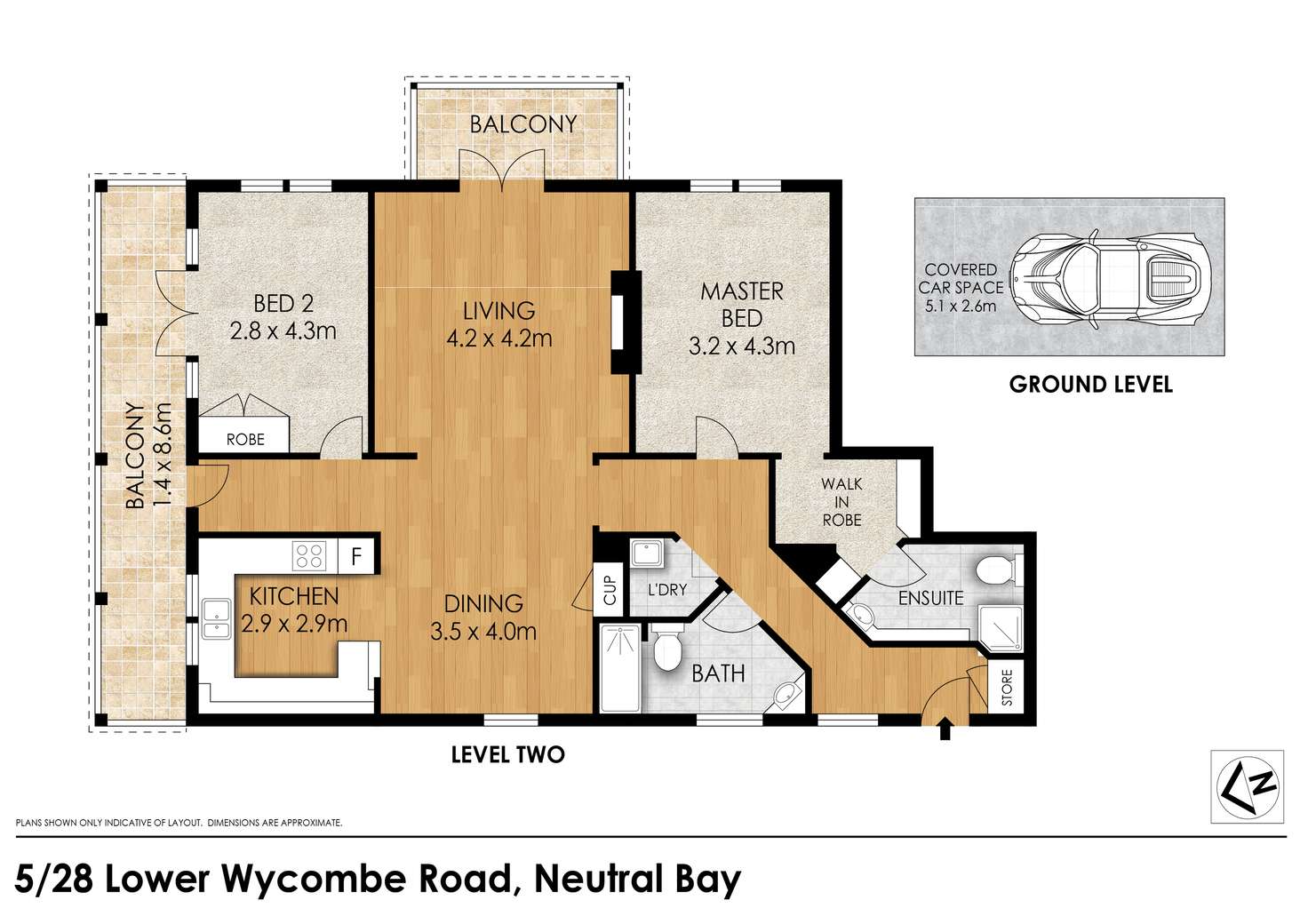 Floorplan of Homely apartment listing, 5/28 Lower Wycombe Road, Neutral Bay NSW 2089