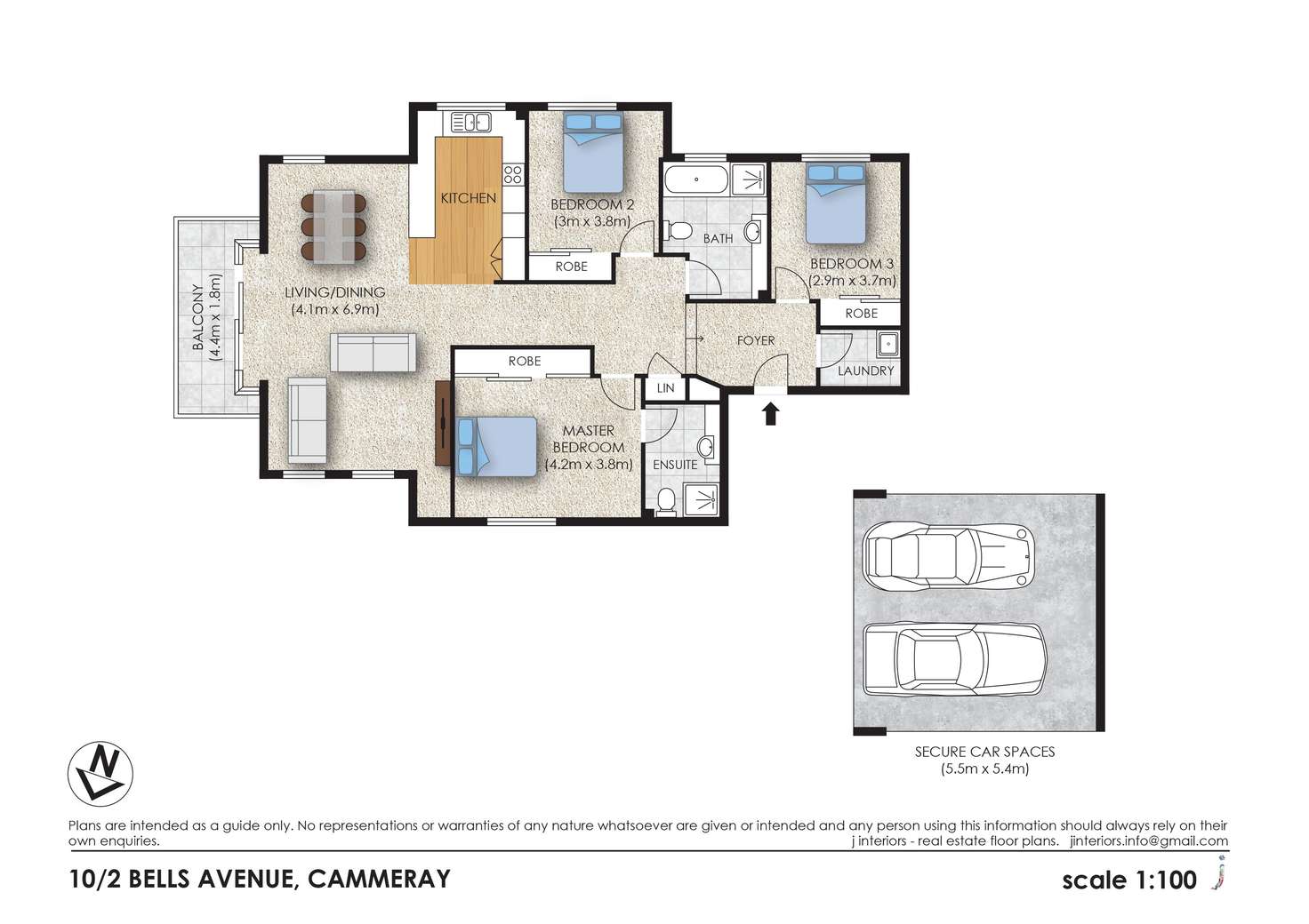 Floorplan of Homely apartment listing, 10/2 Bells Avenue, Cammeray NSW 2062