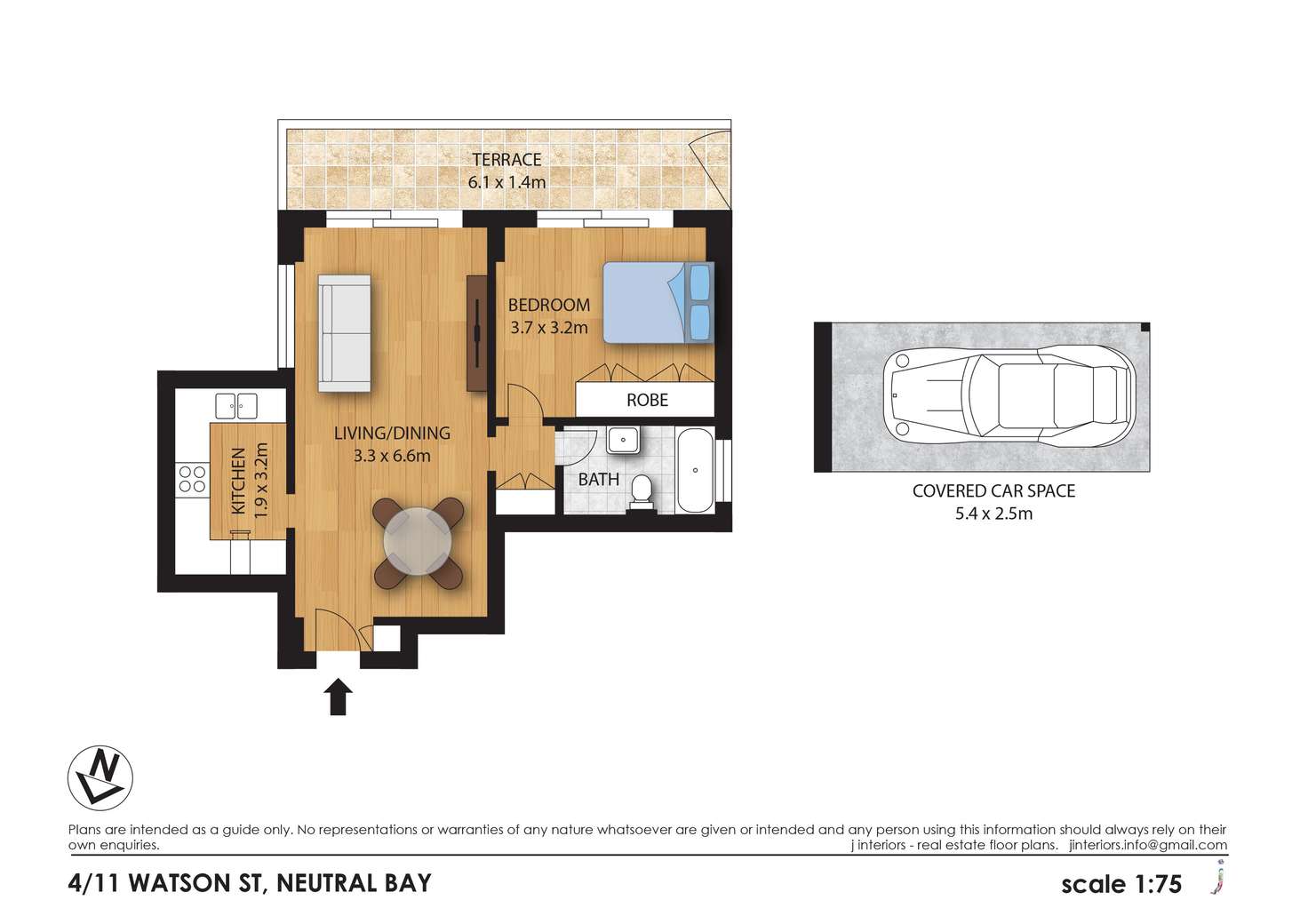 Floorplan of Homely apartment listing, 4/11-17 Watson Street, Neutral Bay NSW 2089
