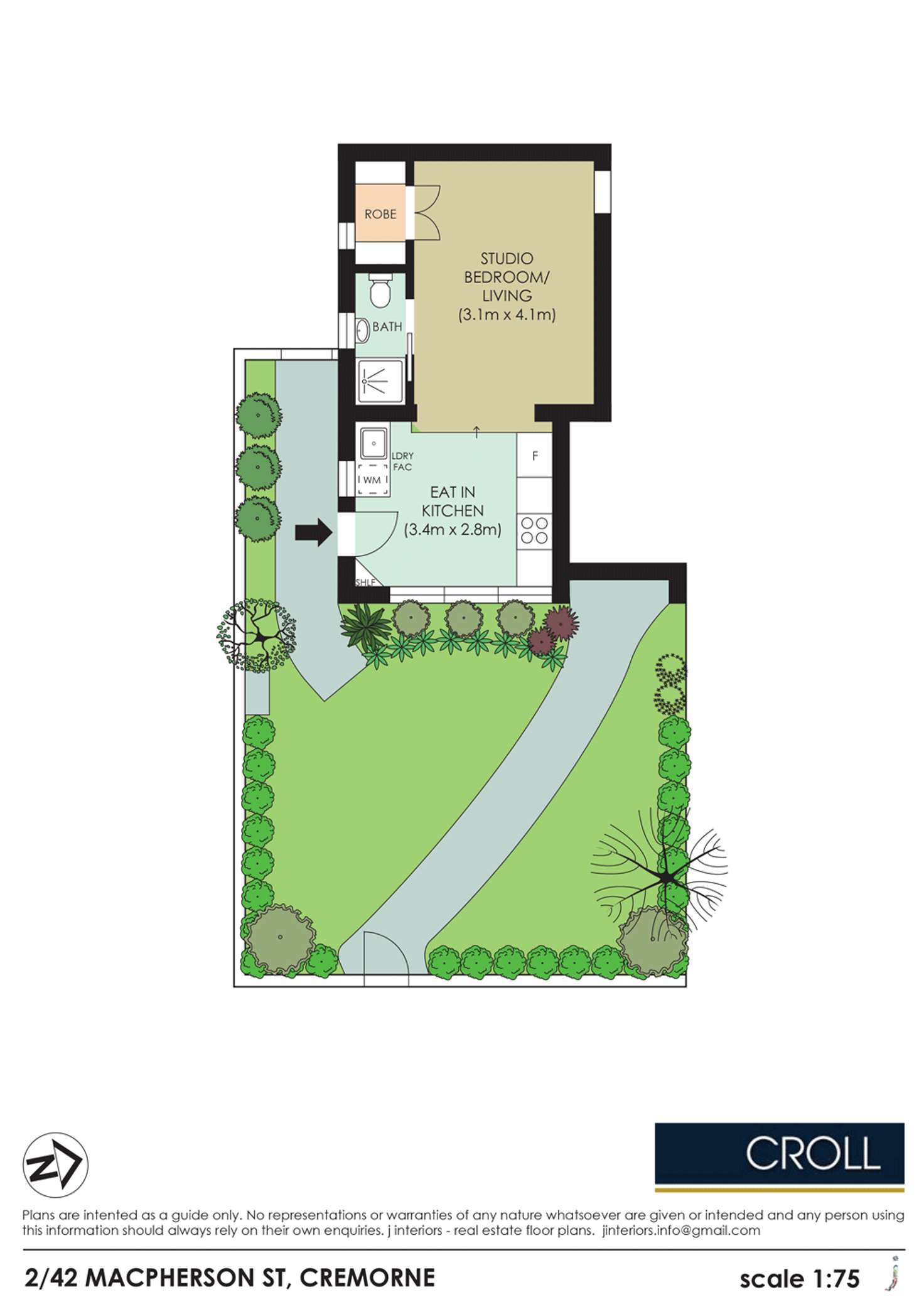 Floorplan of Homely apartment listing, 42 Macpherson St, Cremorne NSW 2090