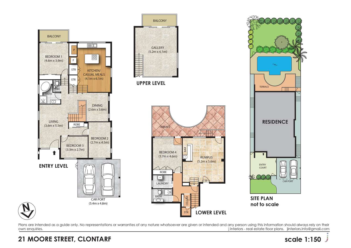 Floorplan of Homely house listing, 21 Moore Street, Clontarf NSW 2093