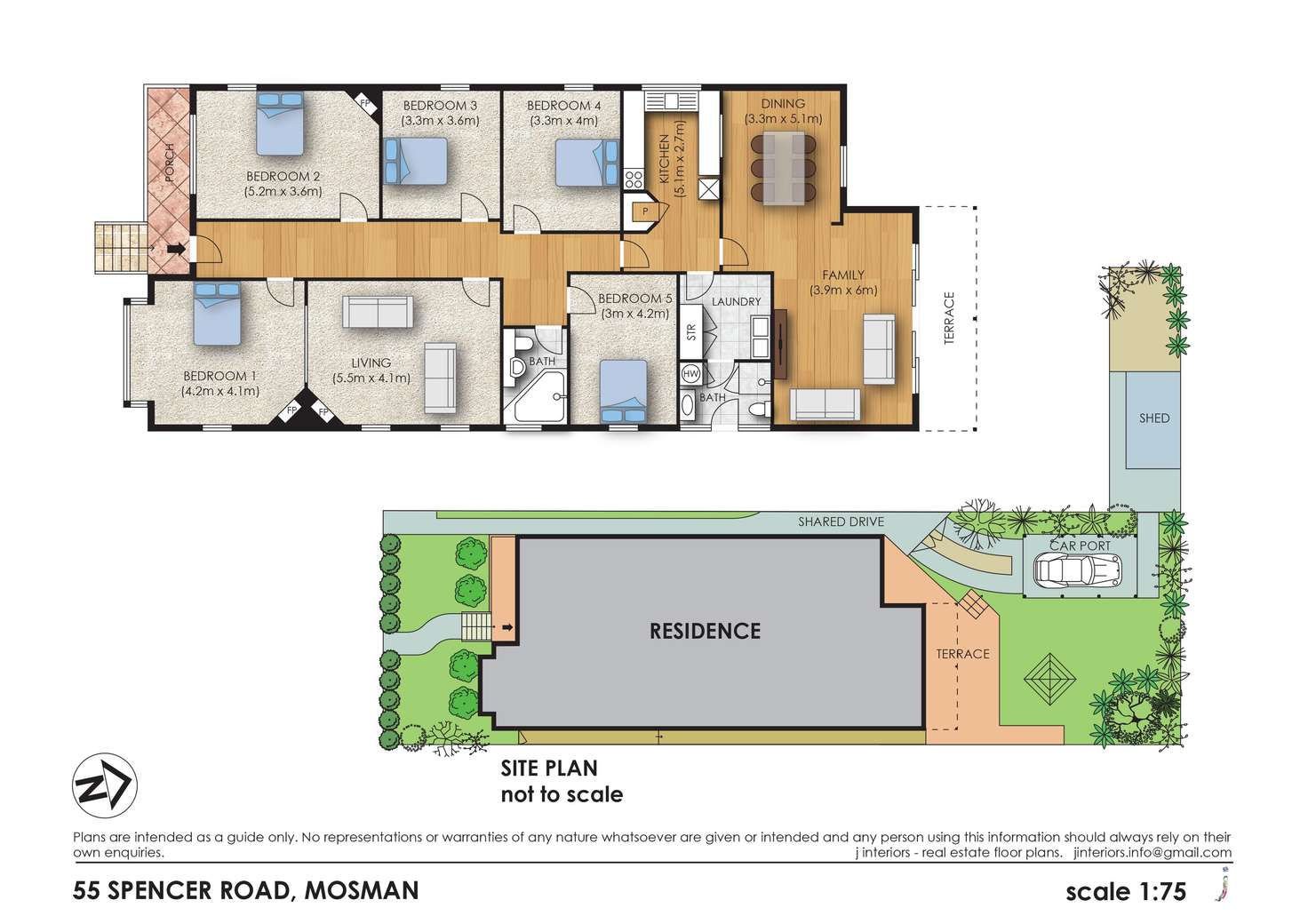 Floorplan of Homely house listing, 55 Spencer Road, Mosman NSW 2088