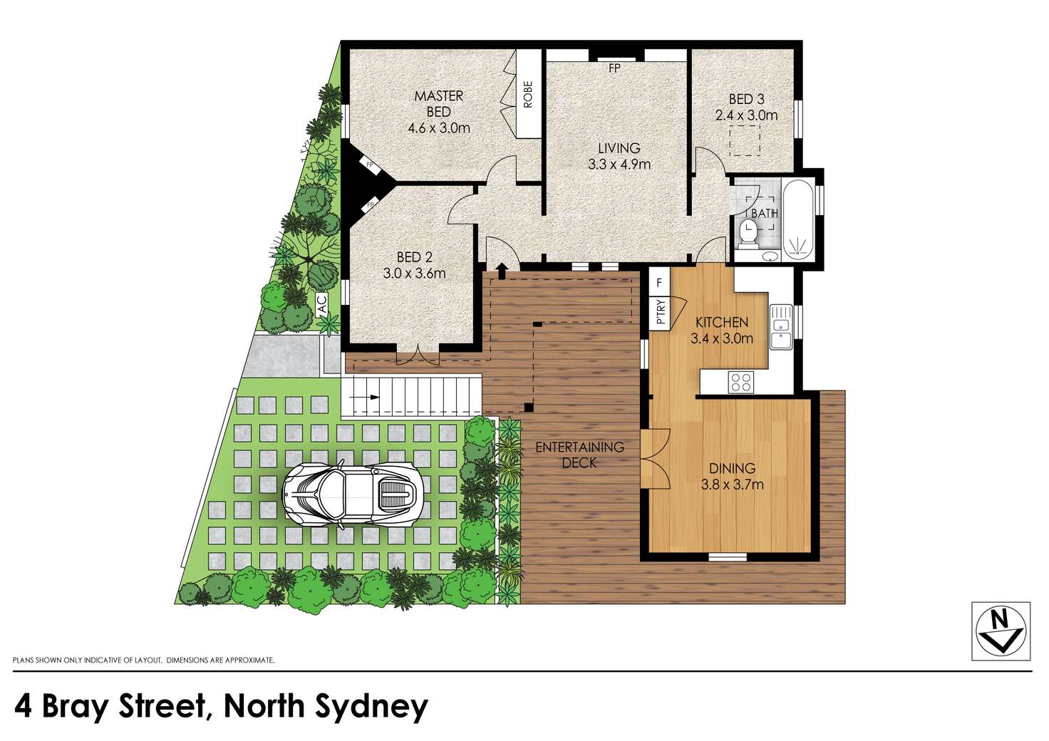 Floorplan of Homely house listing, 4 Bray Street, North Sydney NSW 2060