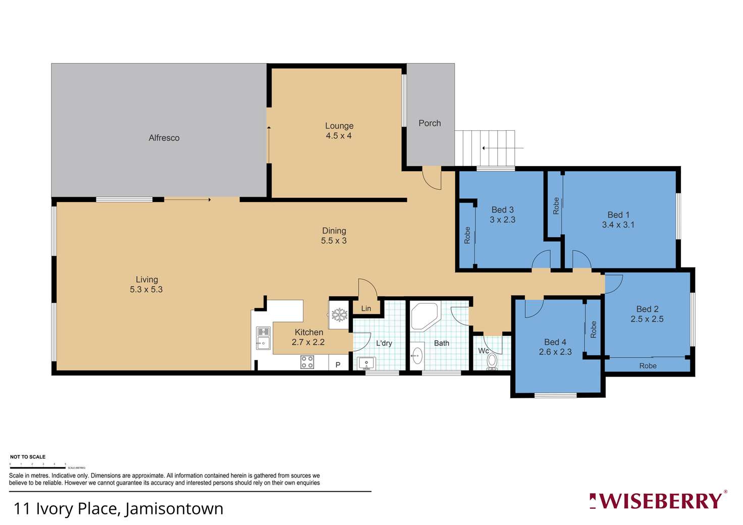 Floorplan of Homely house listing, 11 Ivory Place, Jamisontown NSW 2750