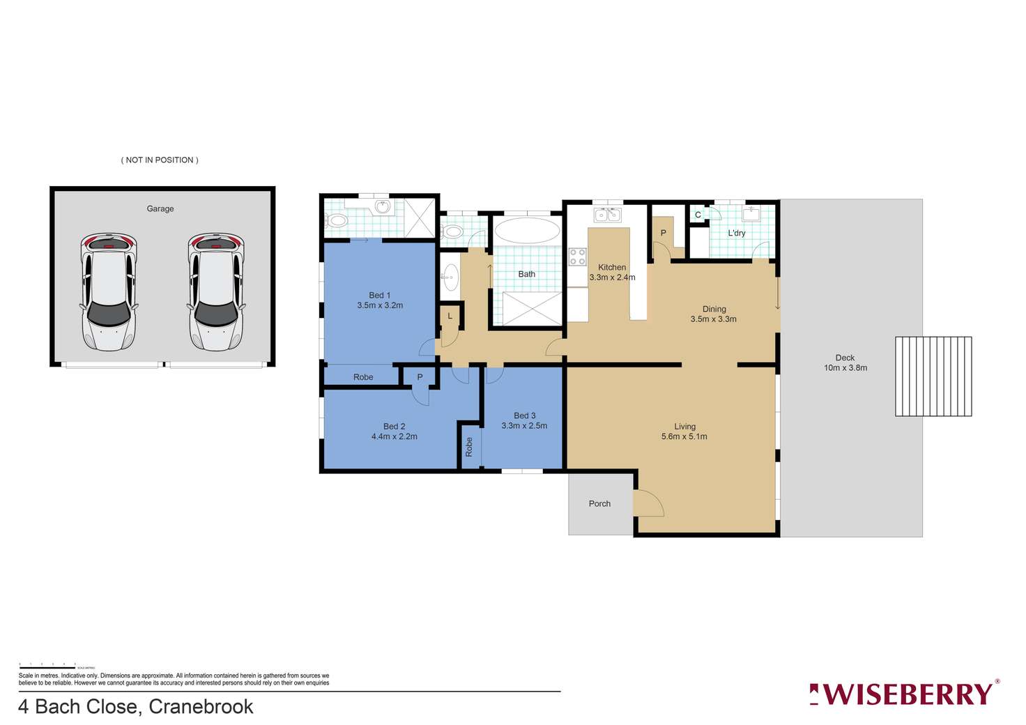 Floorplan of Homely house listing, 4 Bach Close, Cranebrook NSW 2749