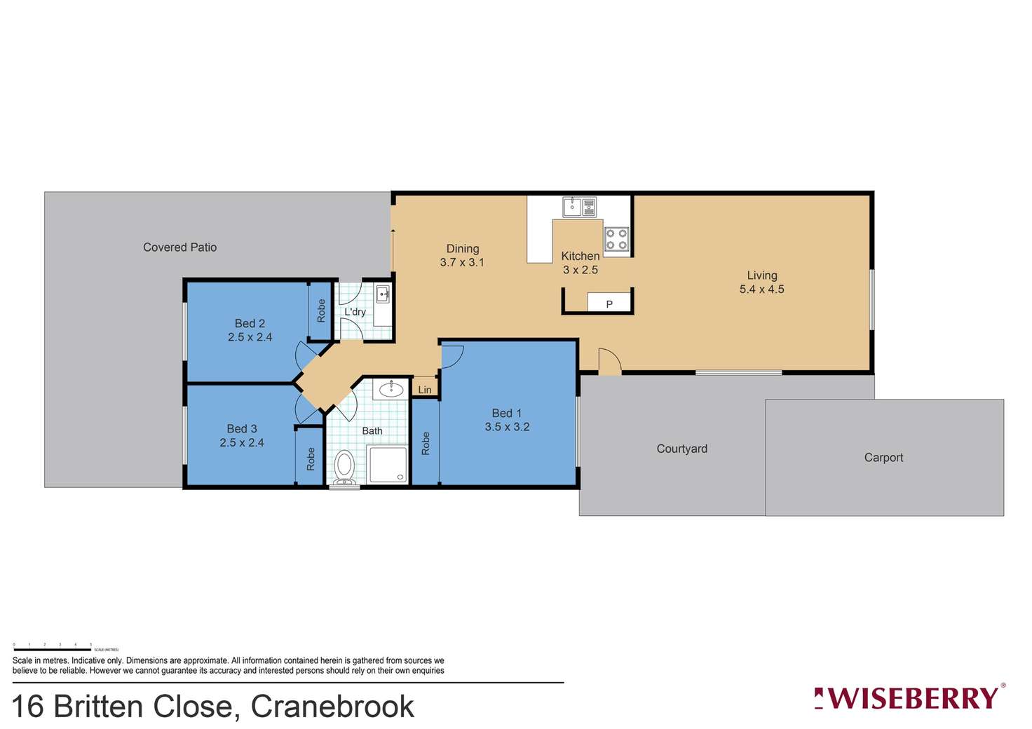 Floorplan of Homely house listing, 16 Britten Close, Cranebrook NSW 2749