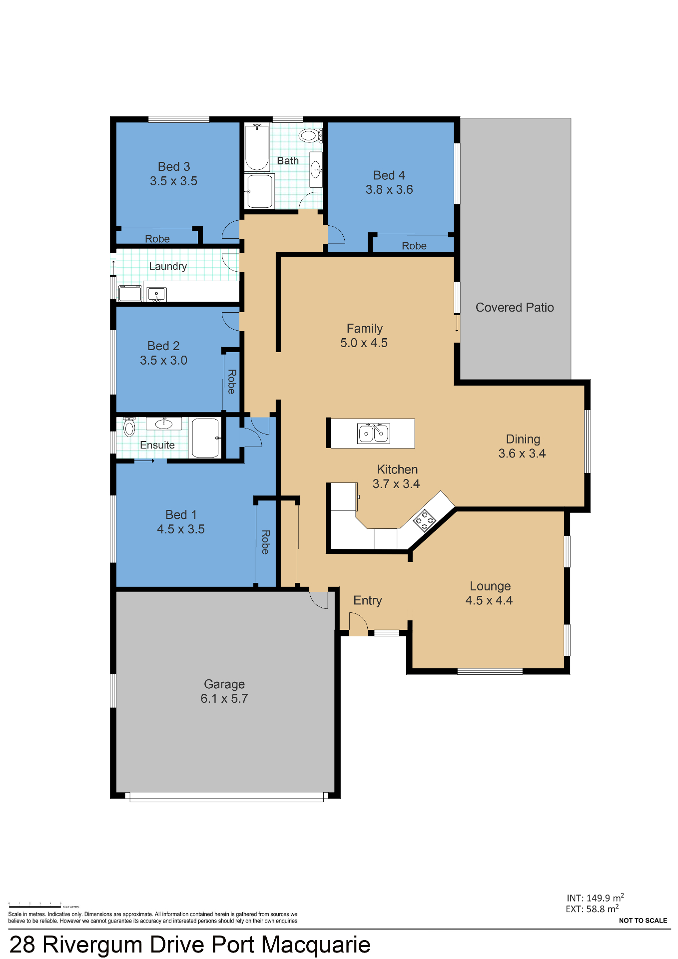 Floorplan of Homely house listing, 28 Rivergum Drive, Port Macquarie NSW 2444