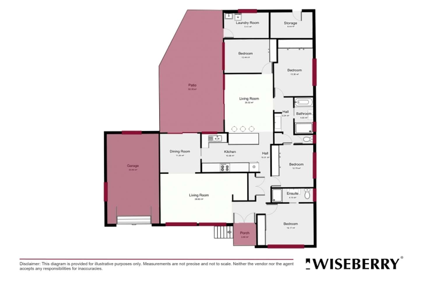 Floorplan of Homely house listing, 14 Lignite Pl, Eagle Vale NSW 2558