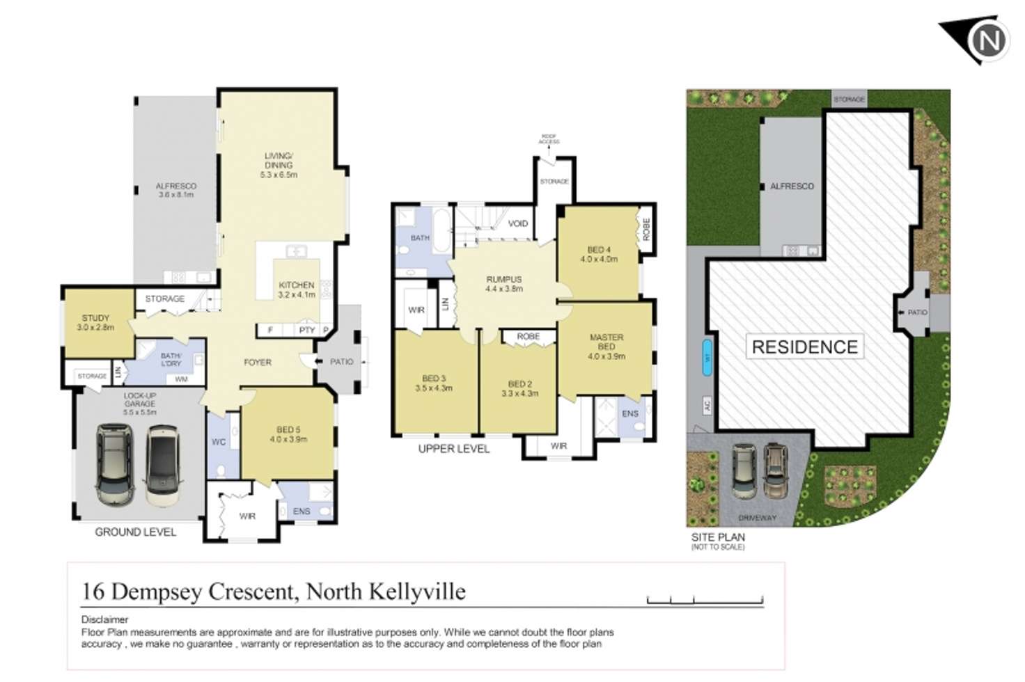 Floorplan of Homely house listing, 16 Dempsey Crescent, North Kellyville NSW 2155