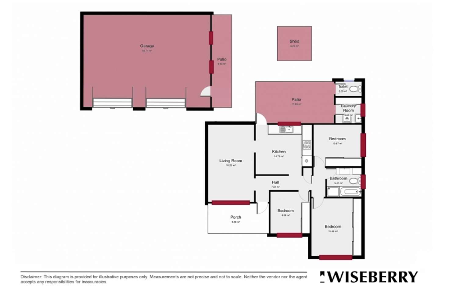 Floorplan of Homely house listing, 9 Darwin Rd, Campbelltown NSW 2560