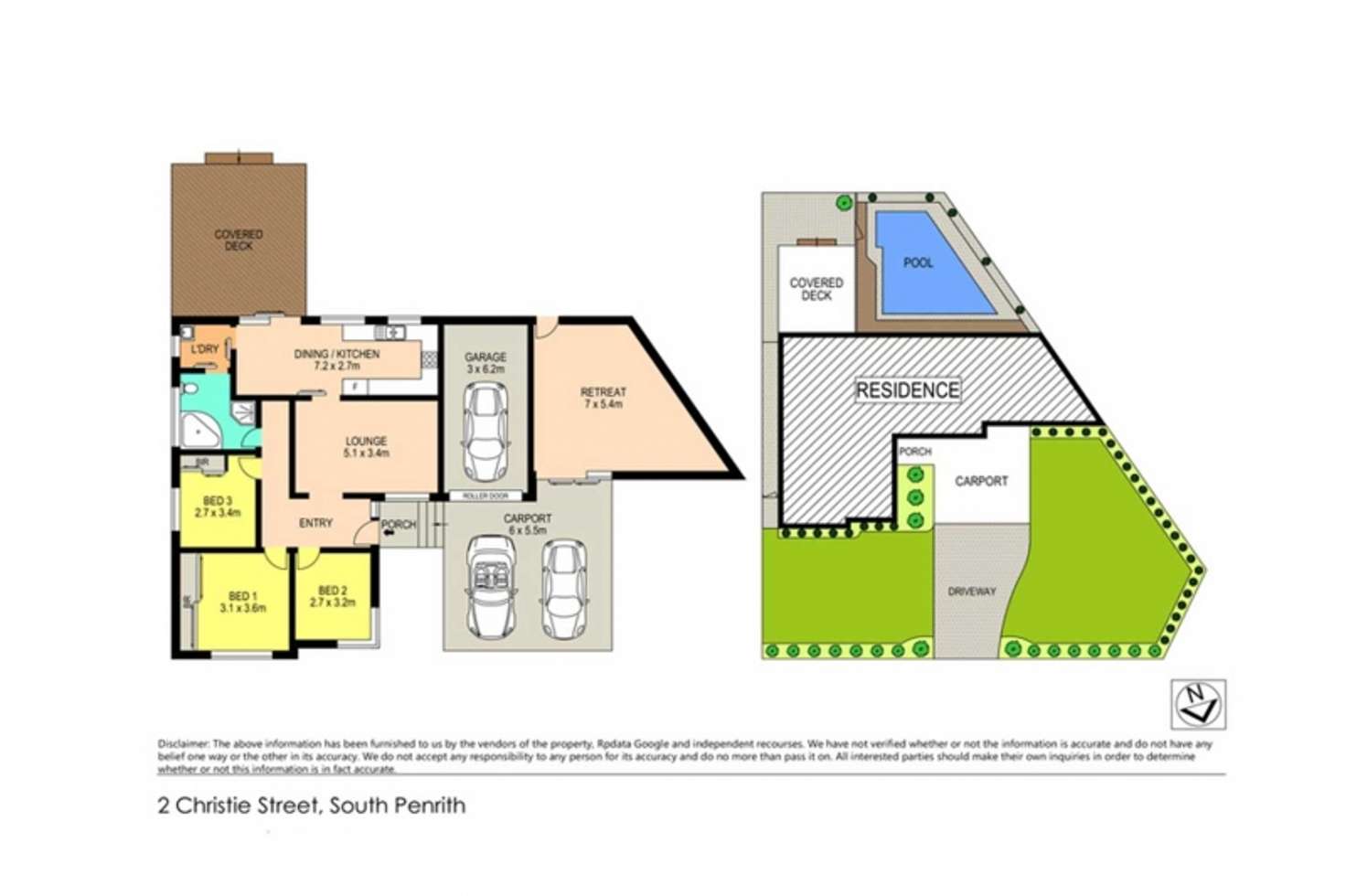 Floorplan of Homely house listing, 2 Christie  Street, South Penrith NSW 2750