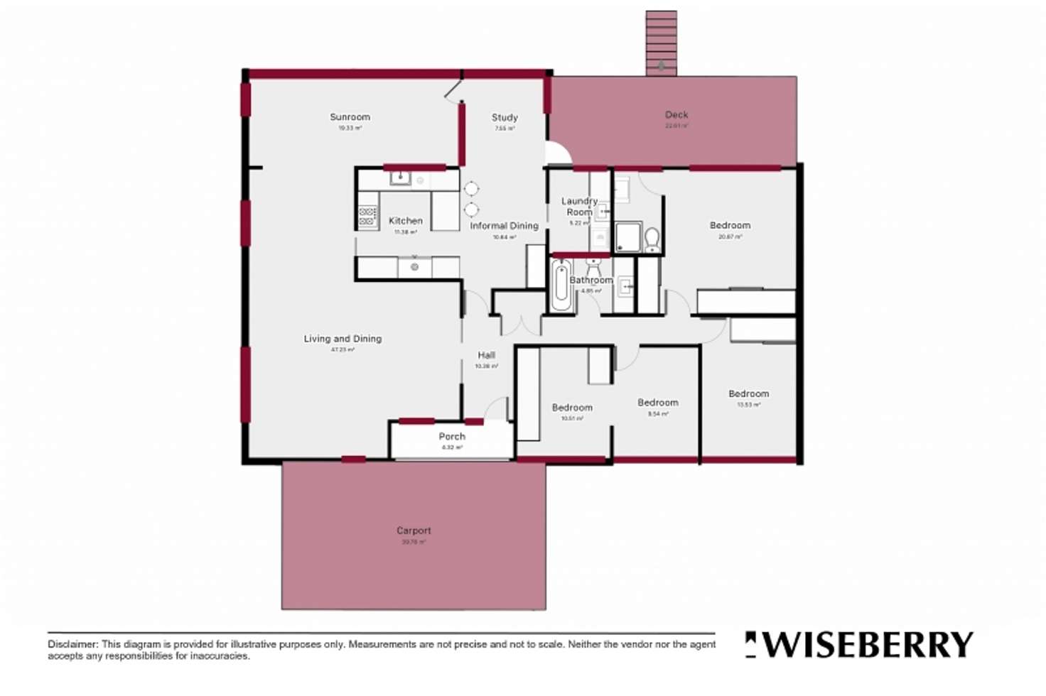 Floorplan of Homely house listing, 18 Athel Tree Cr, Bradbury NSW 2560