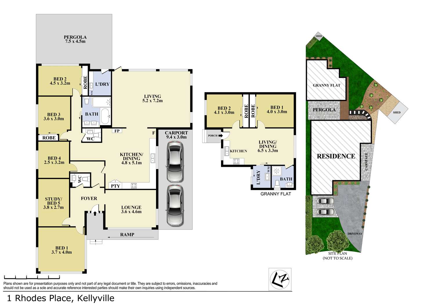 Floorplan of Homely house listing, 1 Rhodes Place, Kellyville NSW 2155