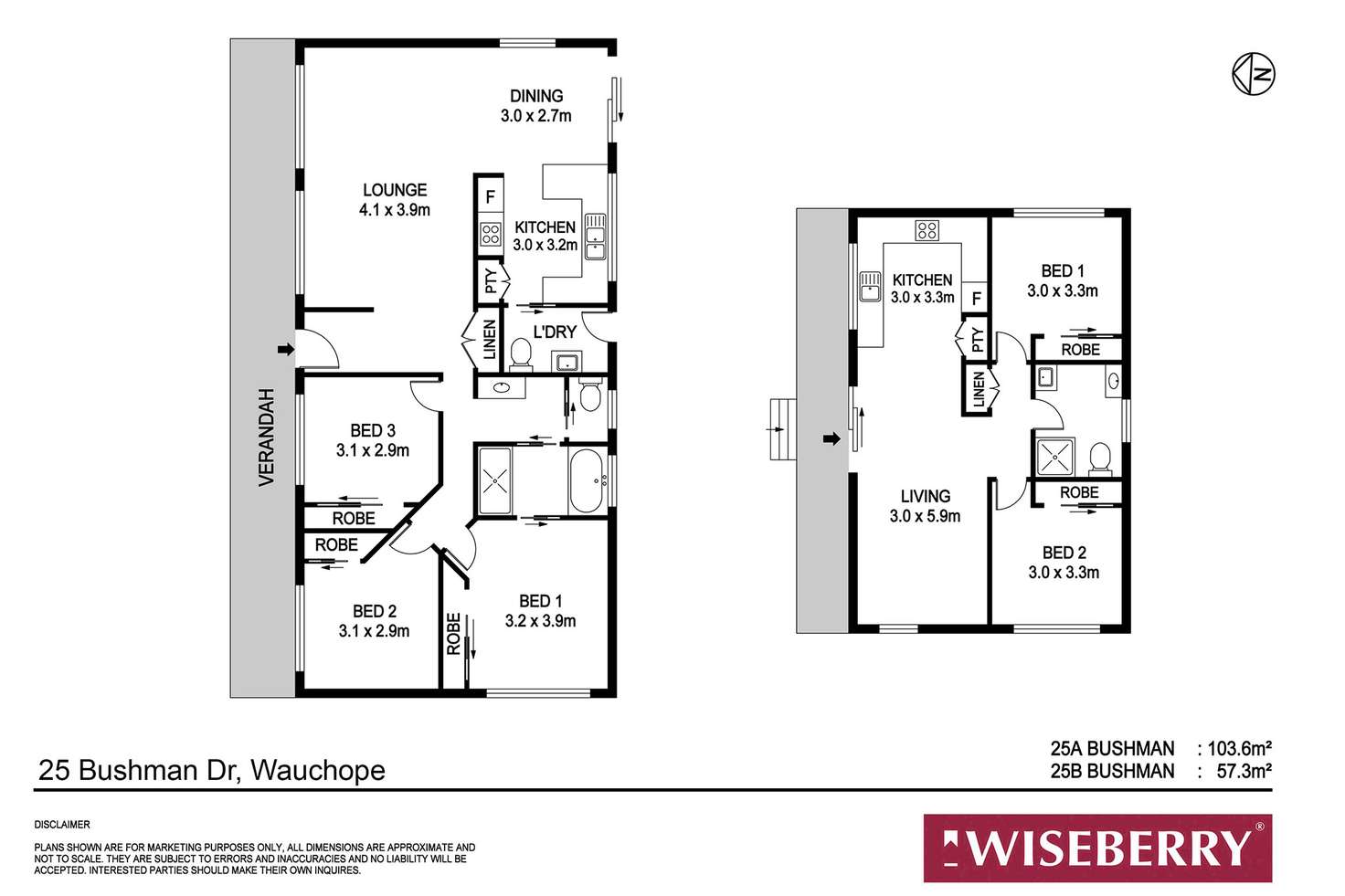 Floorplan of Homely house listing, 25 Bushman Drive, Wauchope NSW 2446