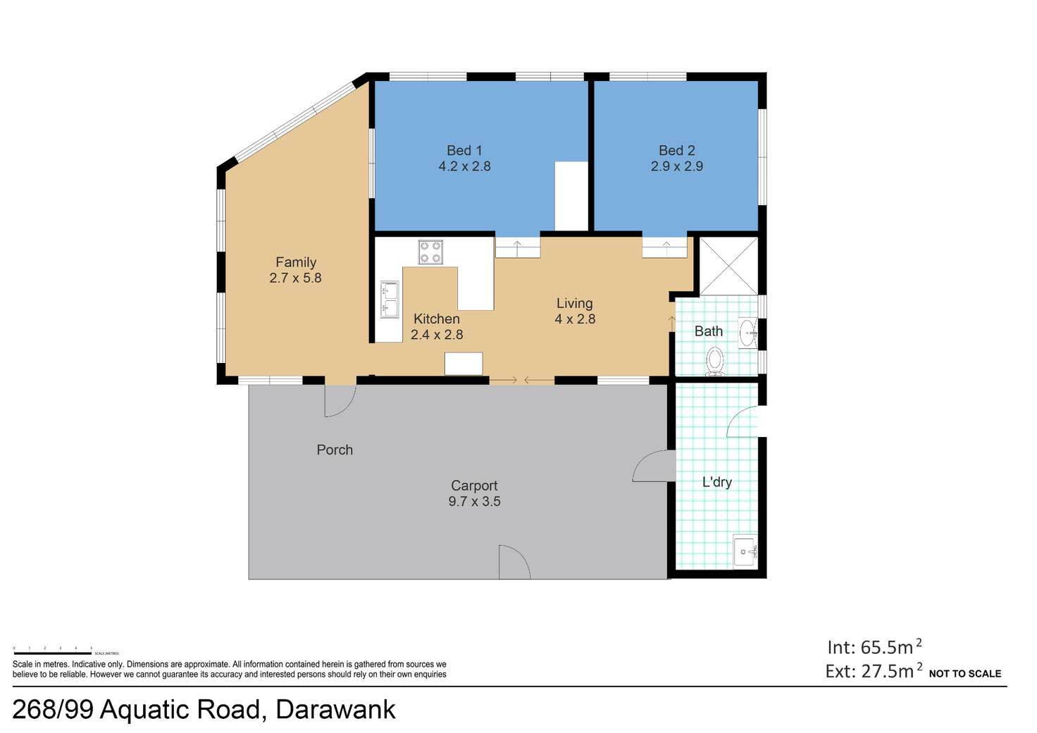 Floorplan of Homely house listing, 268/99 Aquatic Road, Darawank NSW 2428