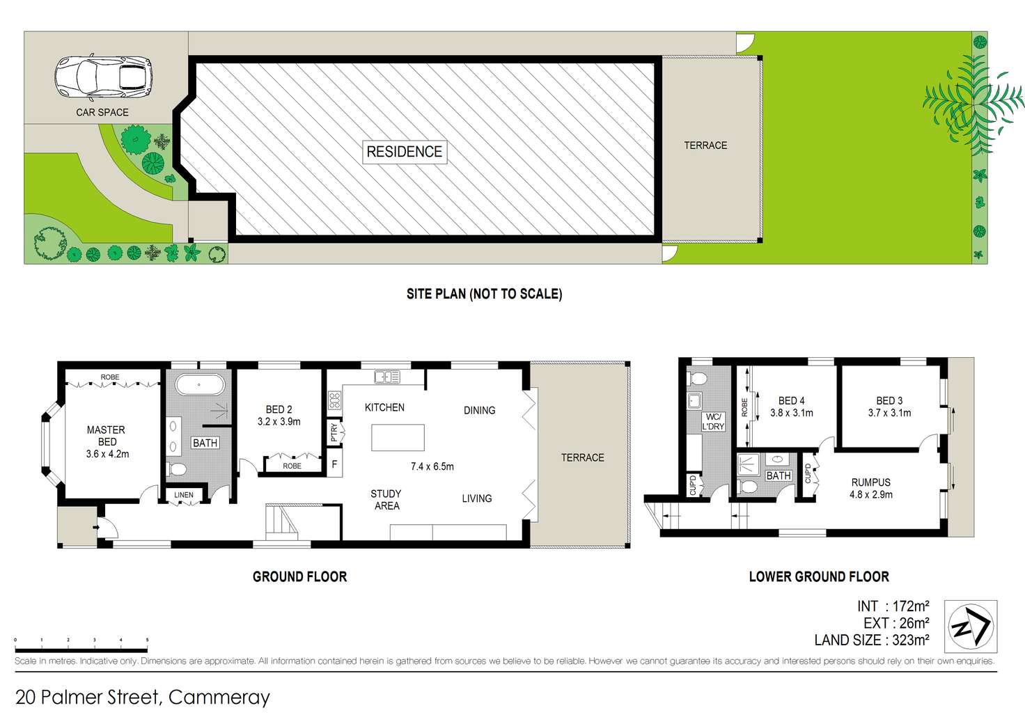 Floorplan of Homely house listing, 20 Palmer Street, Cammeray NSW 2062