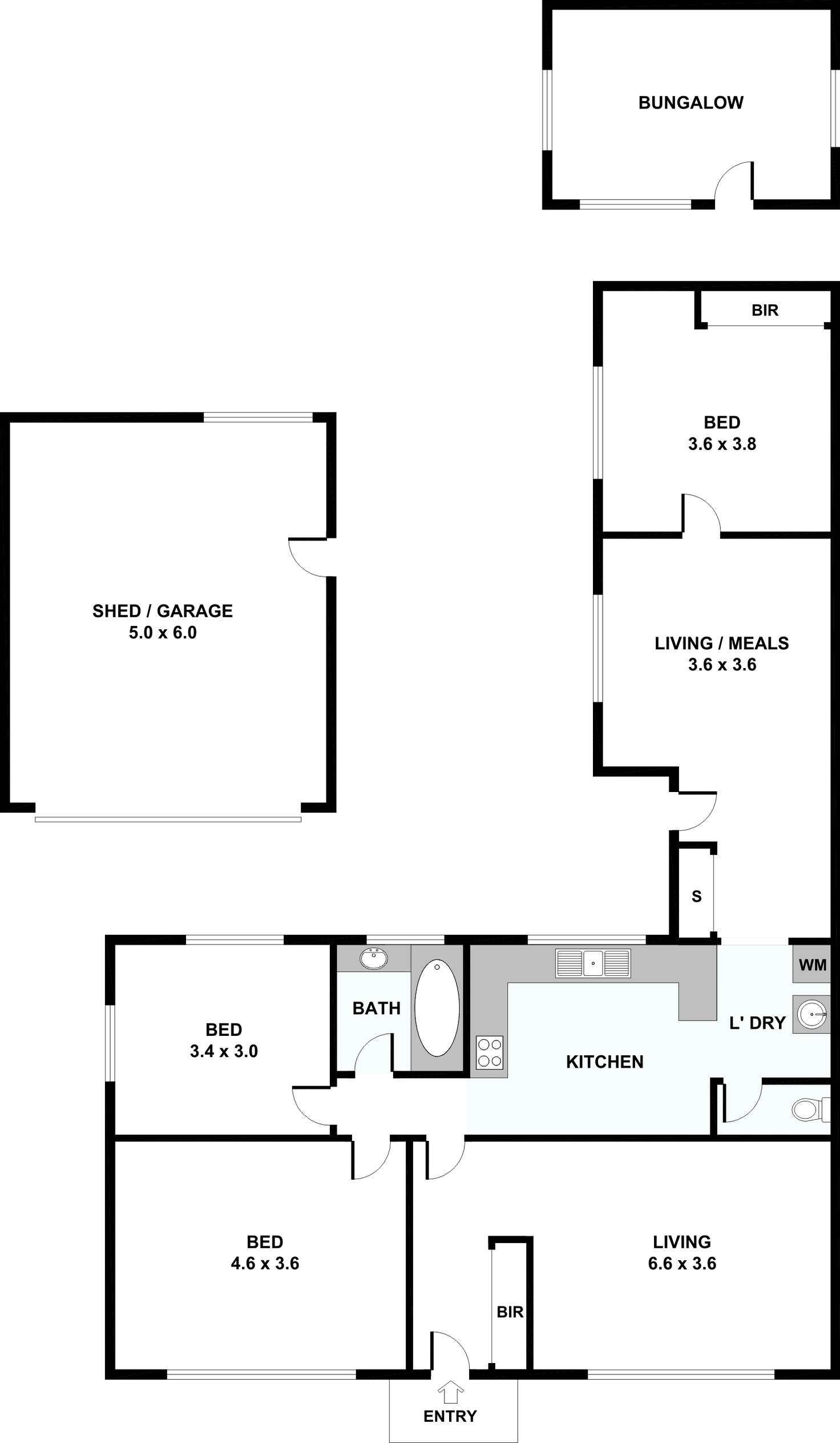 Floorplan of Homely house listing, 55 Derrimut Street, Albion VIC 3020