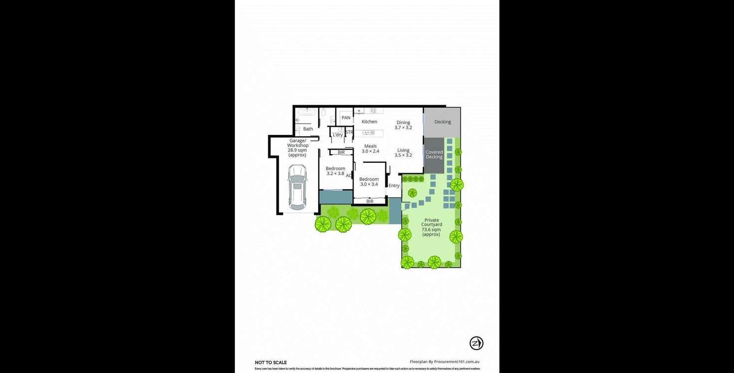 Floorplan of Homely unit listing, 2/25 Abercrombie Avenue, Keysborough VIC 3173