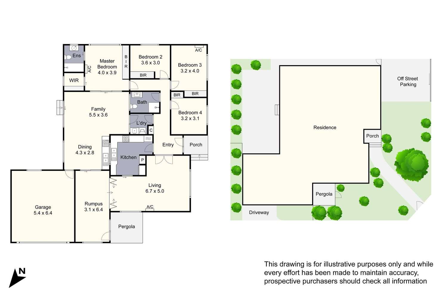 Floorplan of Homely house listing, 1 Glenthorne Drive, Keysborough VIC 3173