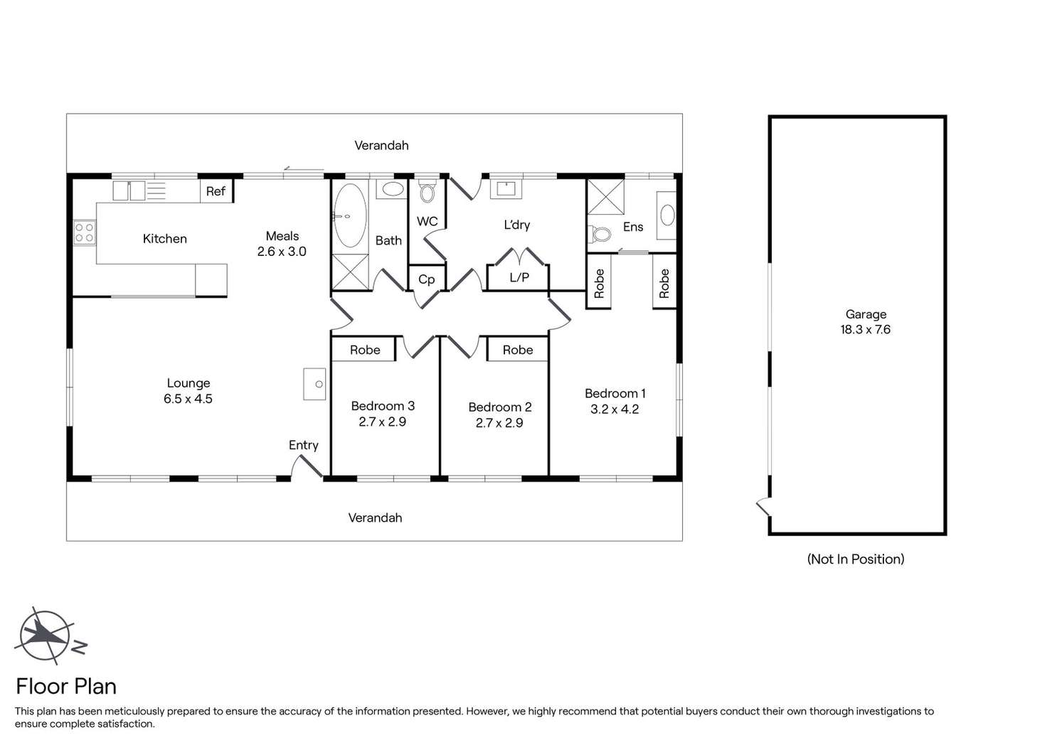 Floorplan of Homely house listing, 2 Olearys Lane, Spring Hill VIC 3444